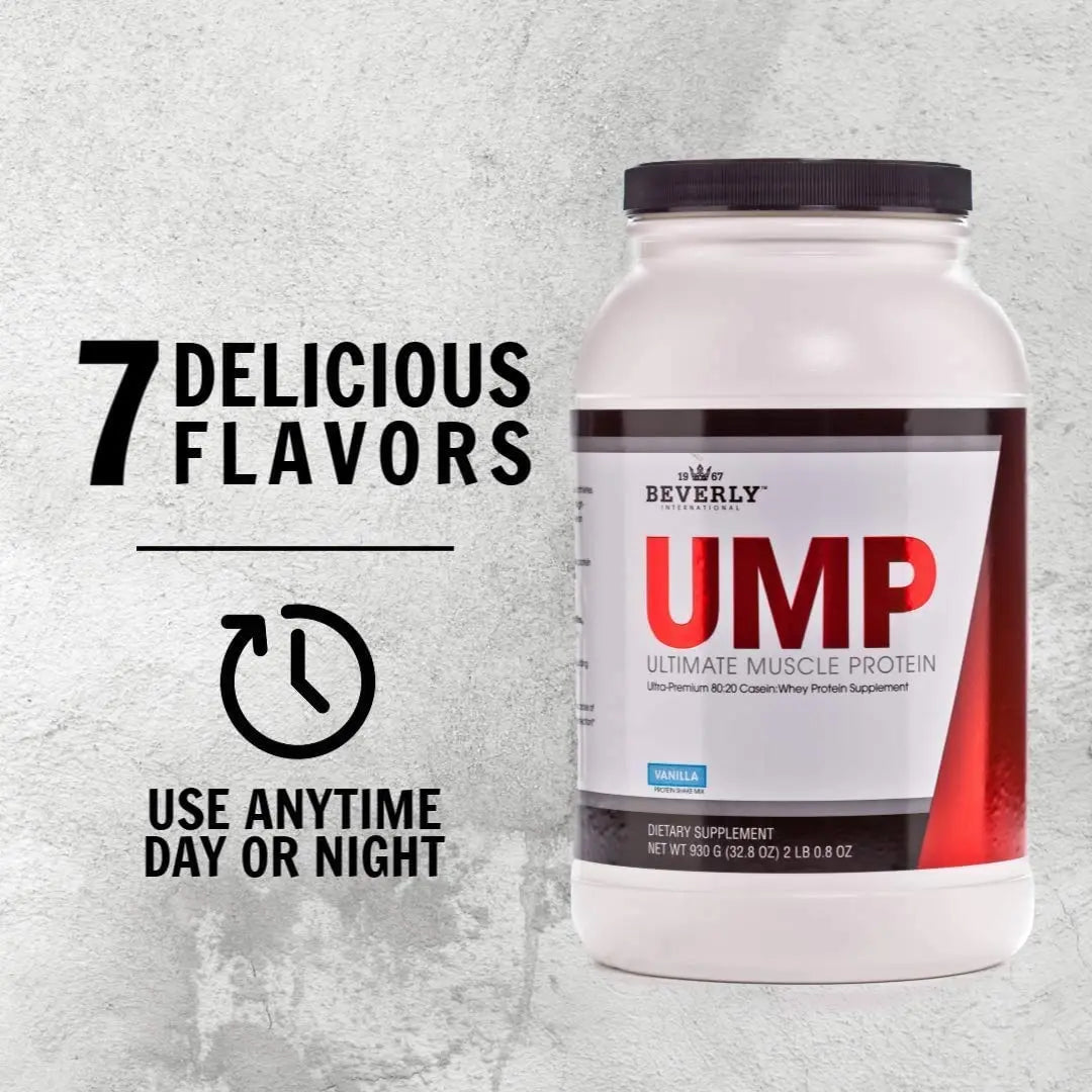 Beverly International UMP Protein Powder, Chocolate. Unique Whey-Casein Ratio Builds Lean Muscle. Easy to Digest. No Bloat. (32.8 oz) 2lb .8 oz Beverly International Au supplements