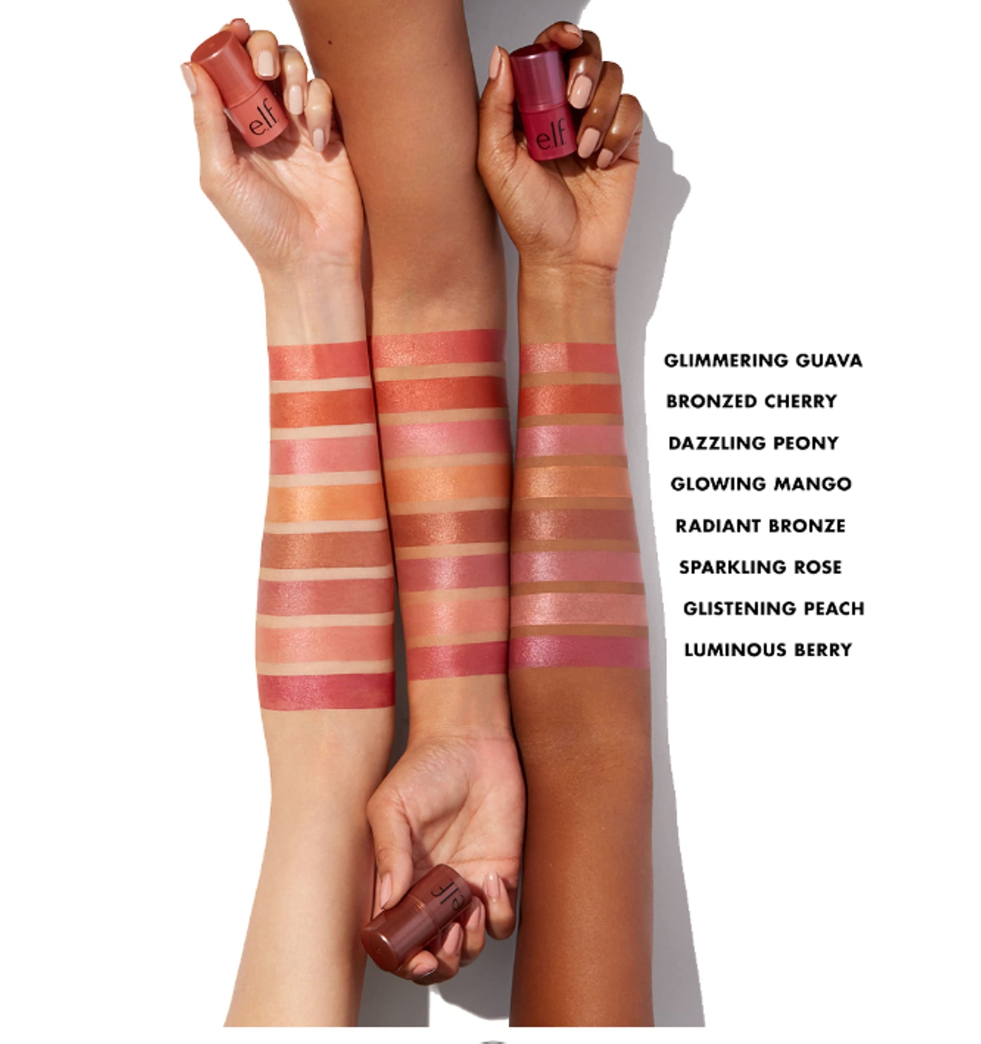 e.l.f. Monochromatic Multi Stick, Travel-Sized Luxuriously Creamy & Blendable Color For Eyes, Lips & Cheeks, Vegan & Cruelty-Free, Bronzed Cherry, 0.17 Oz e.l.f. Au supplements