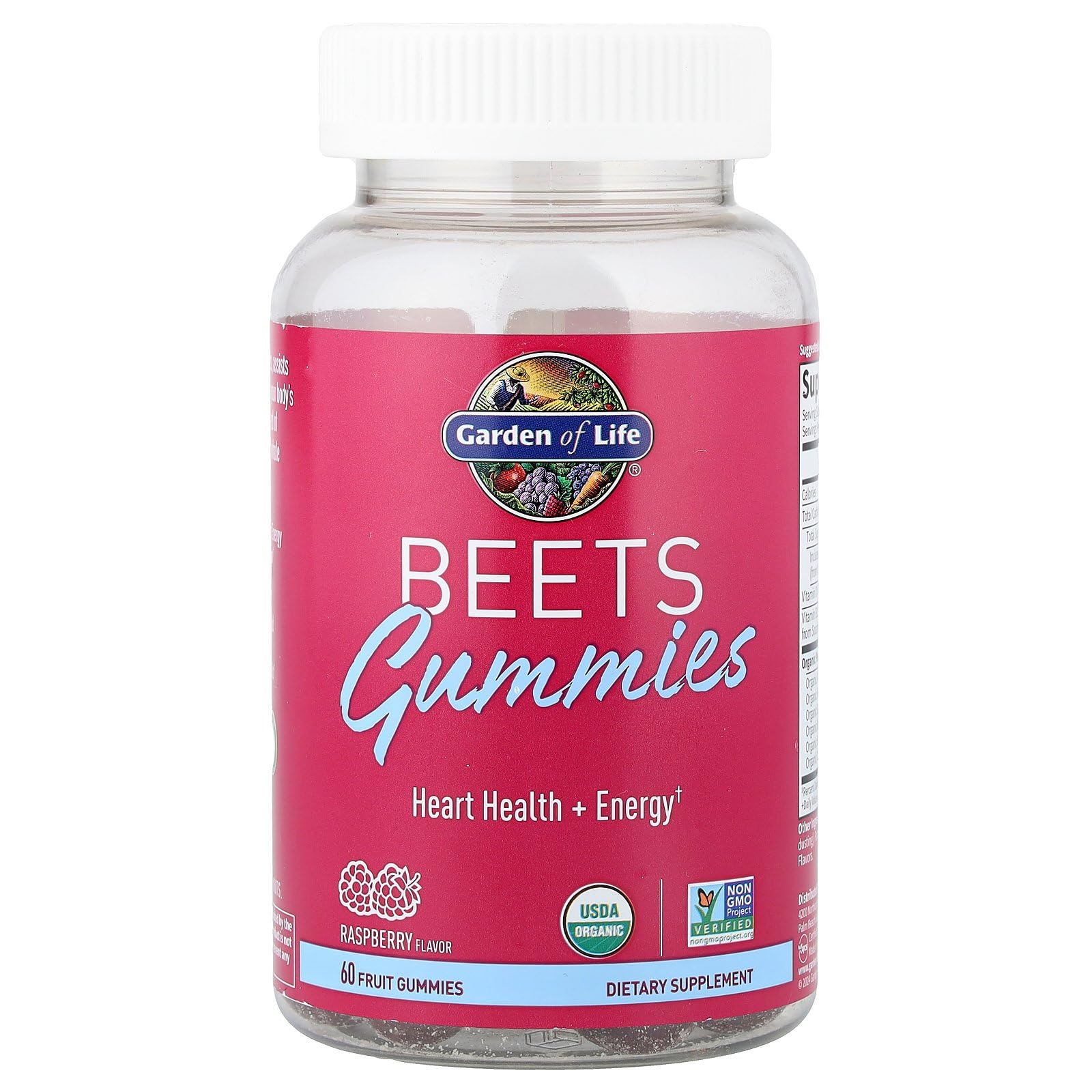 Garden of Life Organic Beet Root Gummies Made from Pectin with Antioxidants, Vitamin C, Vitamin D & B12 for Heart Health & Energy – BEETS Gummies – Vegan, Gluten Free, Non GMO, Raspberry, 30 Servings Garden of Life Au supplements