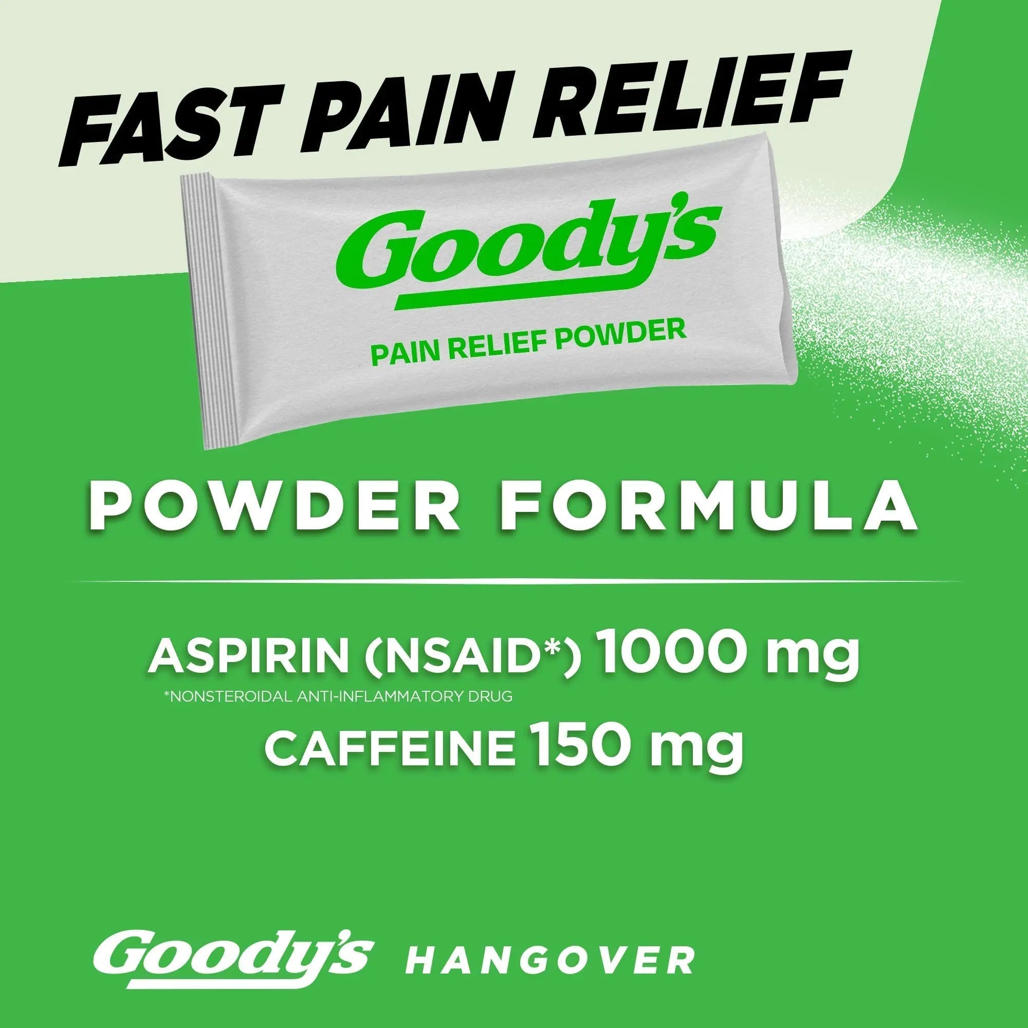 Goody's Hangover Powders, Fast Pain Relief & Boost of Alertness Berry Citrus, 4 ct (Pack of 1) Goody's Au supplements