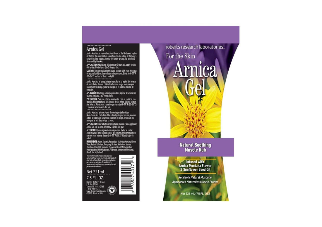 Robert Research Laboratories Arnica Gel, 7.5 Fluid Ounce Robert Research Laboratories Au supplements