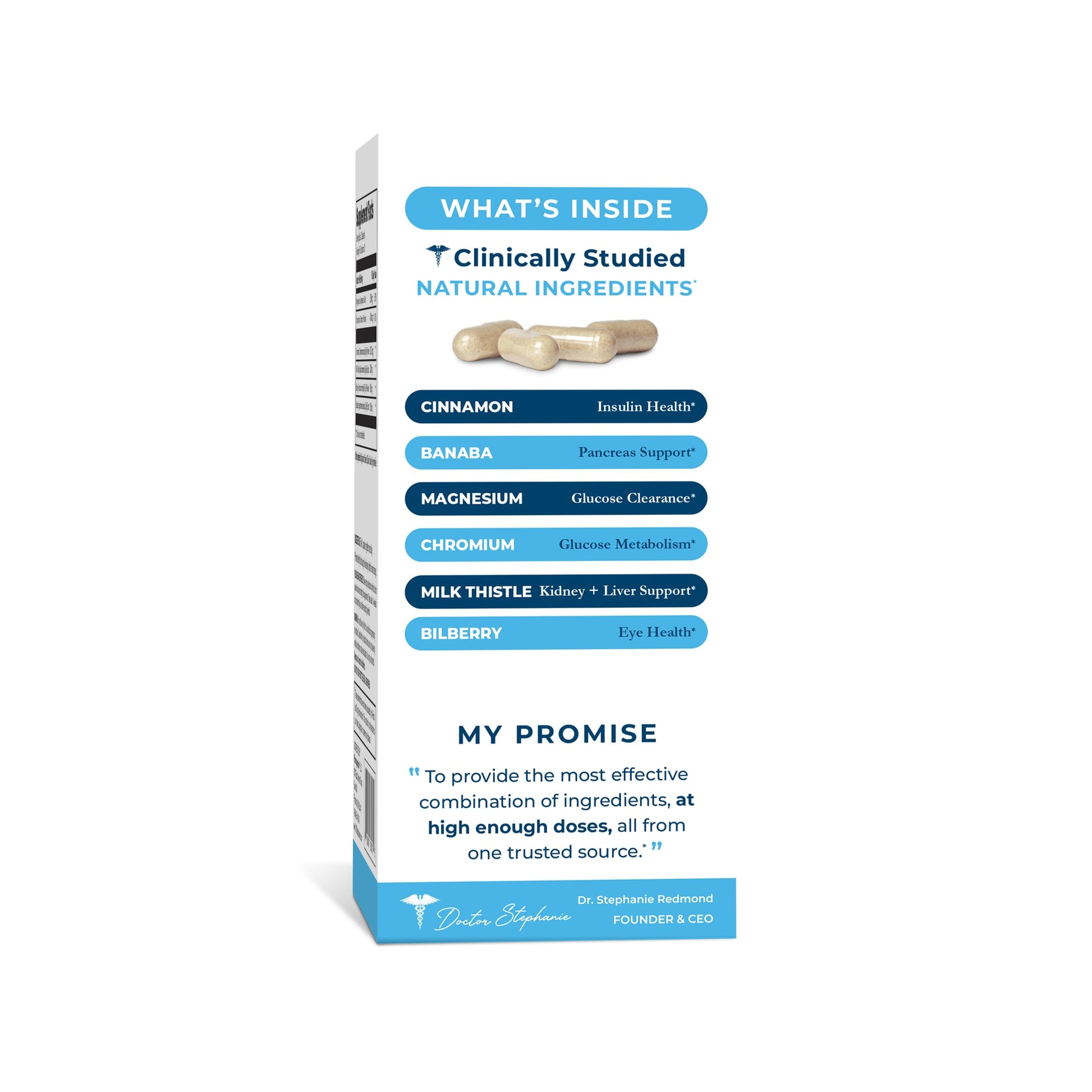 Pharmaganics Blood Sugar 24 Hour - 6 in 1 Formula with Cinnamon, Banaba, Chromium, Milk Thistle, & More - Once Daily Supplement Pharmaganics Au supplements