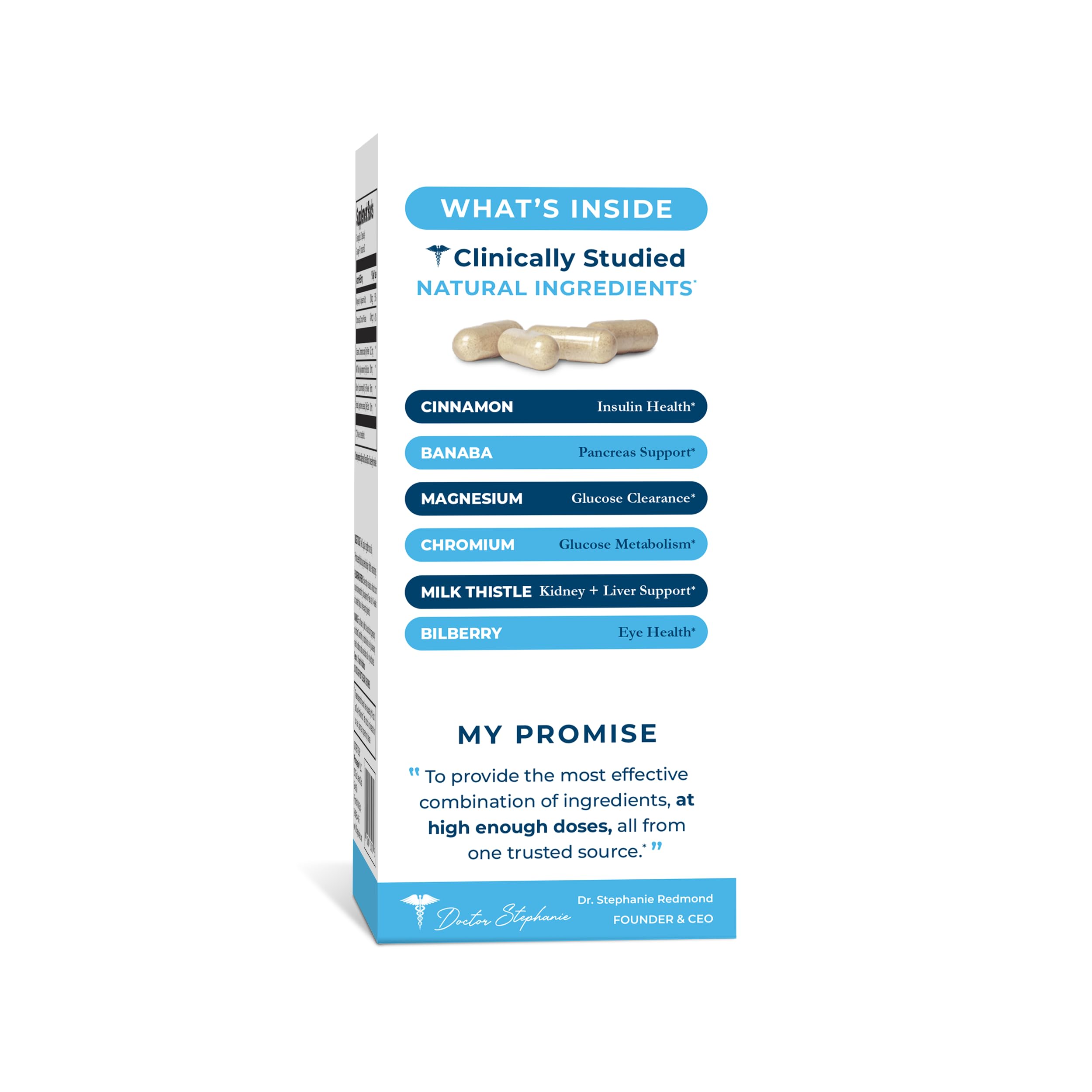 Pharmaganics Blood Sugar 24 Hour - 6 in 1 Formula with Cinnamon, Banaba, Chromium, Milk Thistle, & More - Once Daily Supplement Pharmaganics Au supplements