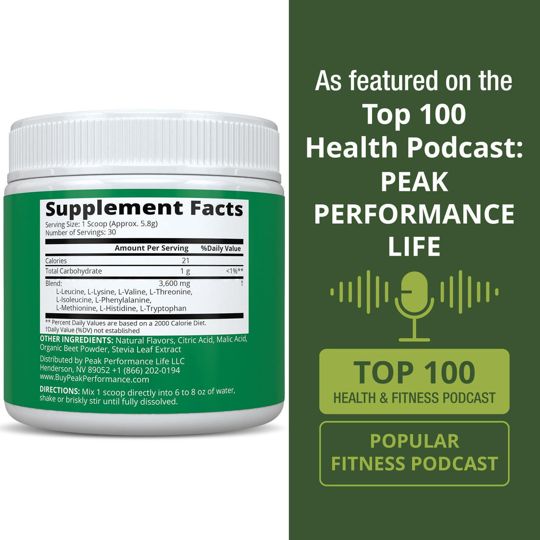 All 9 Essential Amino Acids Powder. Pre + During + Post Workout with EAAs + BCAAs for Energy, Muscle Growth, and Recovery. Non-GMO BCAA and EAA Powders for Men + Women. 3rd Party Tested. Wildberry Peak Performance Au supplements