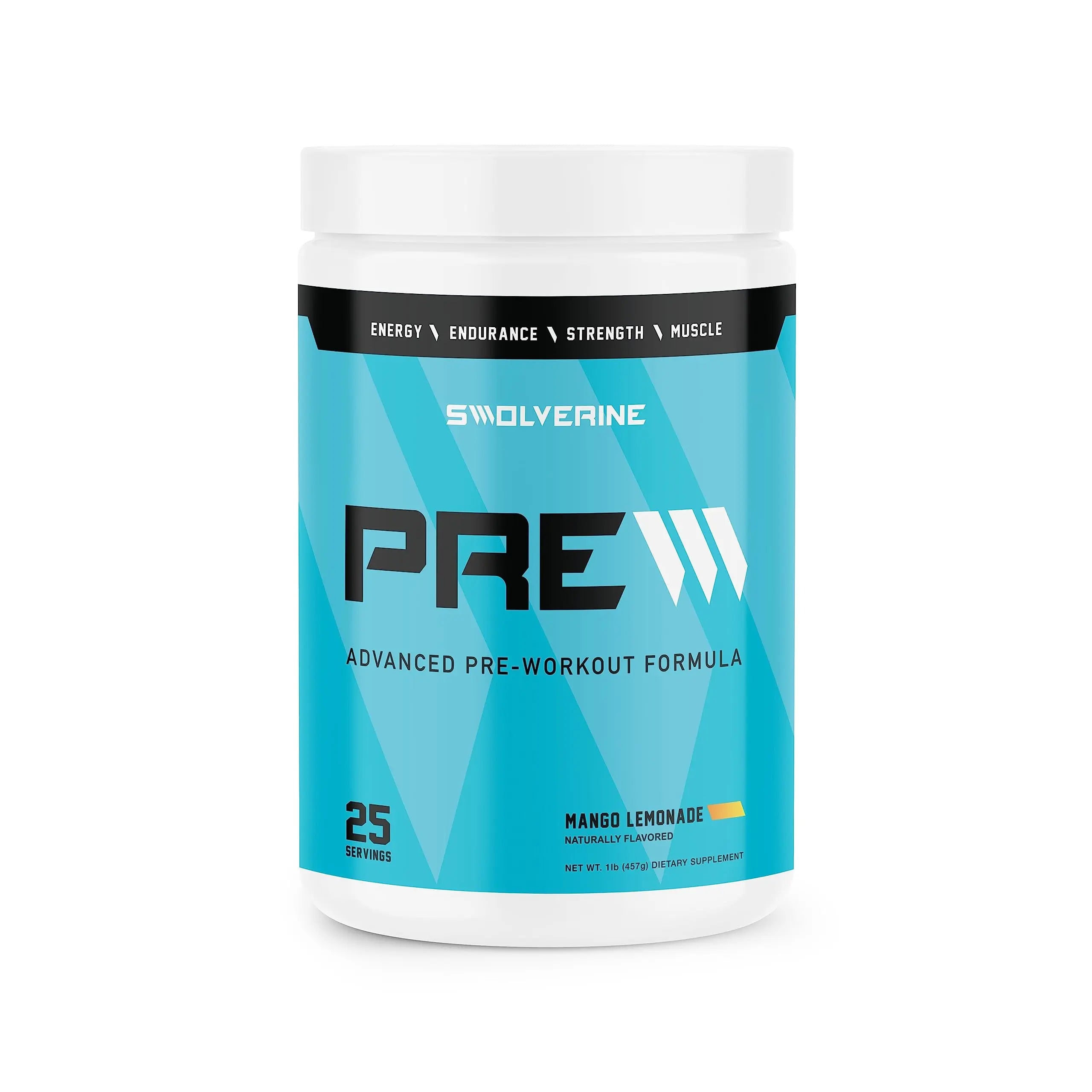 Swolverine PRE-Workout | Citrulline Malate, Carnosyn Beta Alanine, Carnitine, Ginseng Swolverine Au supplements
