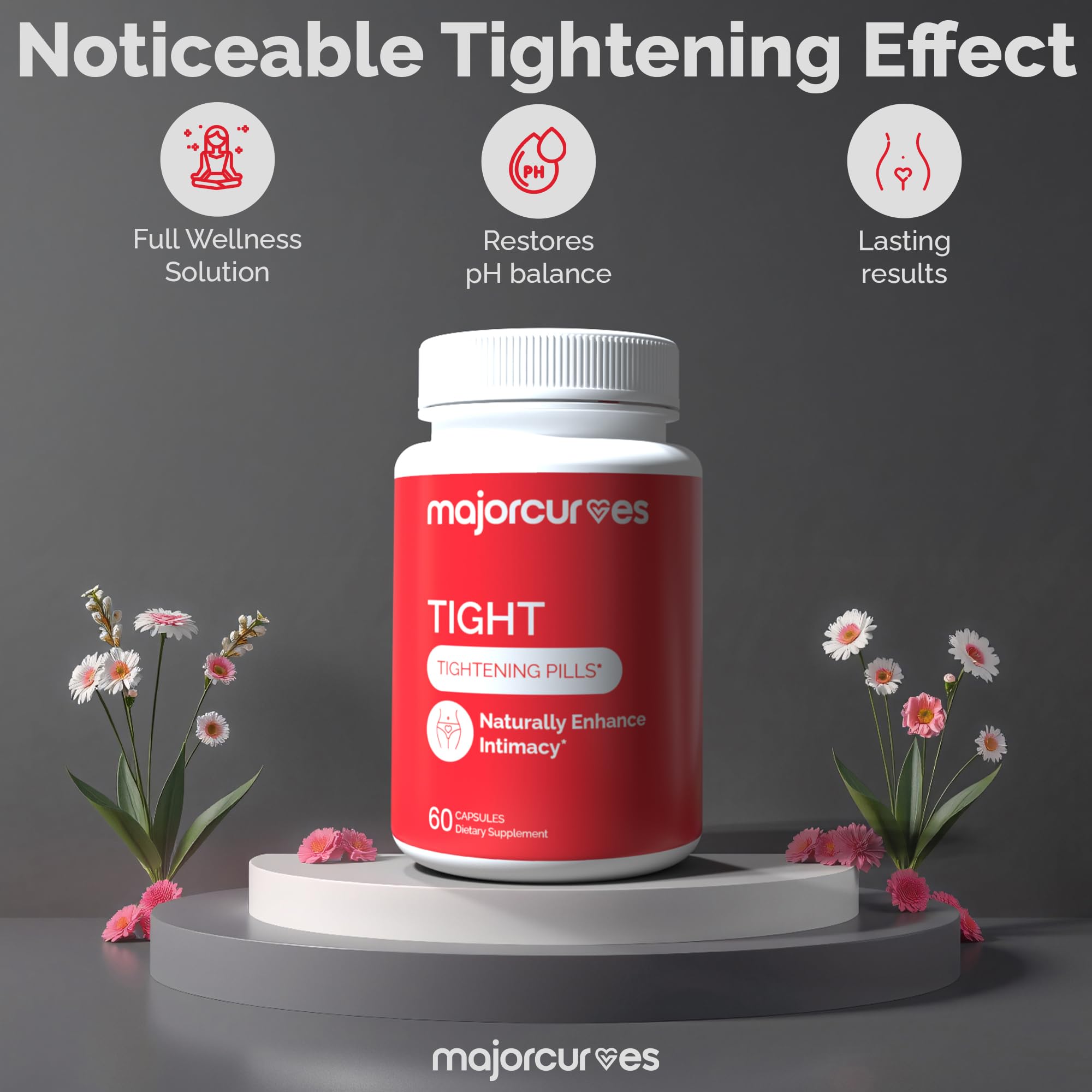 Major Curves Vaginal Tightening Pills – Feminine Support Supplement for Tone, Moisture & Intimate Wellness – V Rejuvenation & Odor Control with Herbal Extracts – Made in USA Major Curves Au supplements
