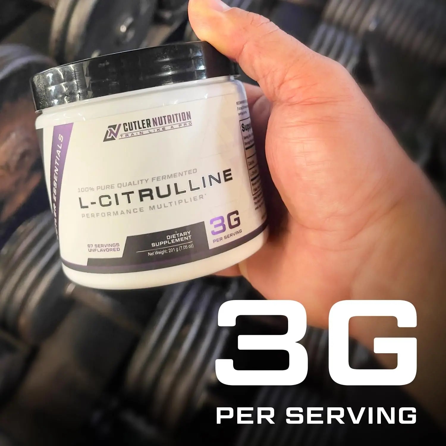 Cutler Nutrition Jay Essentials 100% Pure L-Citrulline Powder Unflavored 3g Per Serving Cutler Nutrition Au supplements