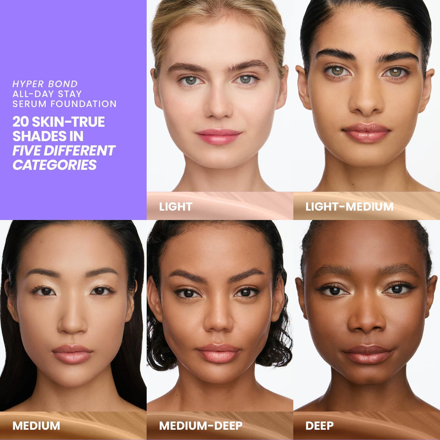 Wonderskin Hyper Bond All-Day Stay Serum Foundation – Waterproof, Transfer-Proof, 24HR Longwear Face Makeup with Niacinamide & Hyaluronic Acid – Lightweight, Natural Finish (Moonstone) Wonderskin Au supplements