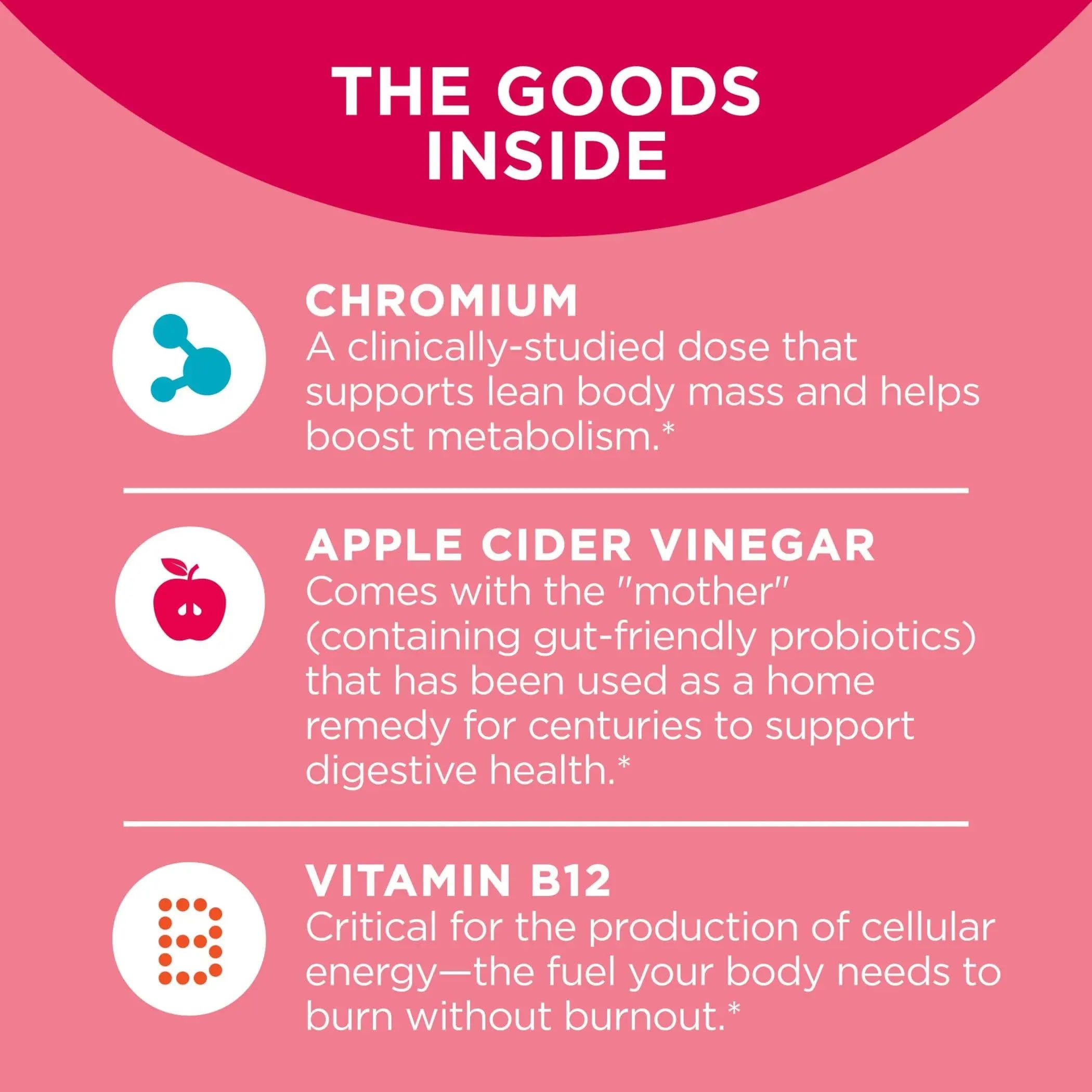 OLLY Metabolism Gummy Rings, Apple Cider Vinegar, Vitamin B12, Chromium, Energy OLLY Au supplements