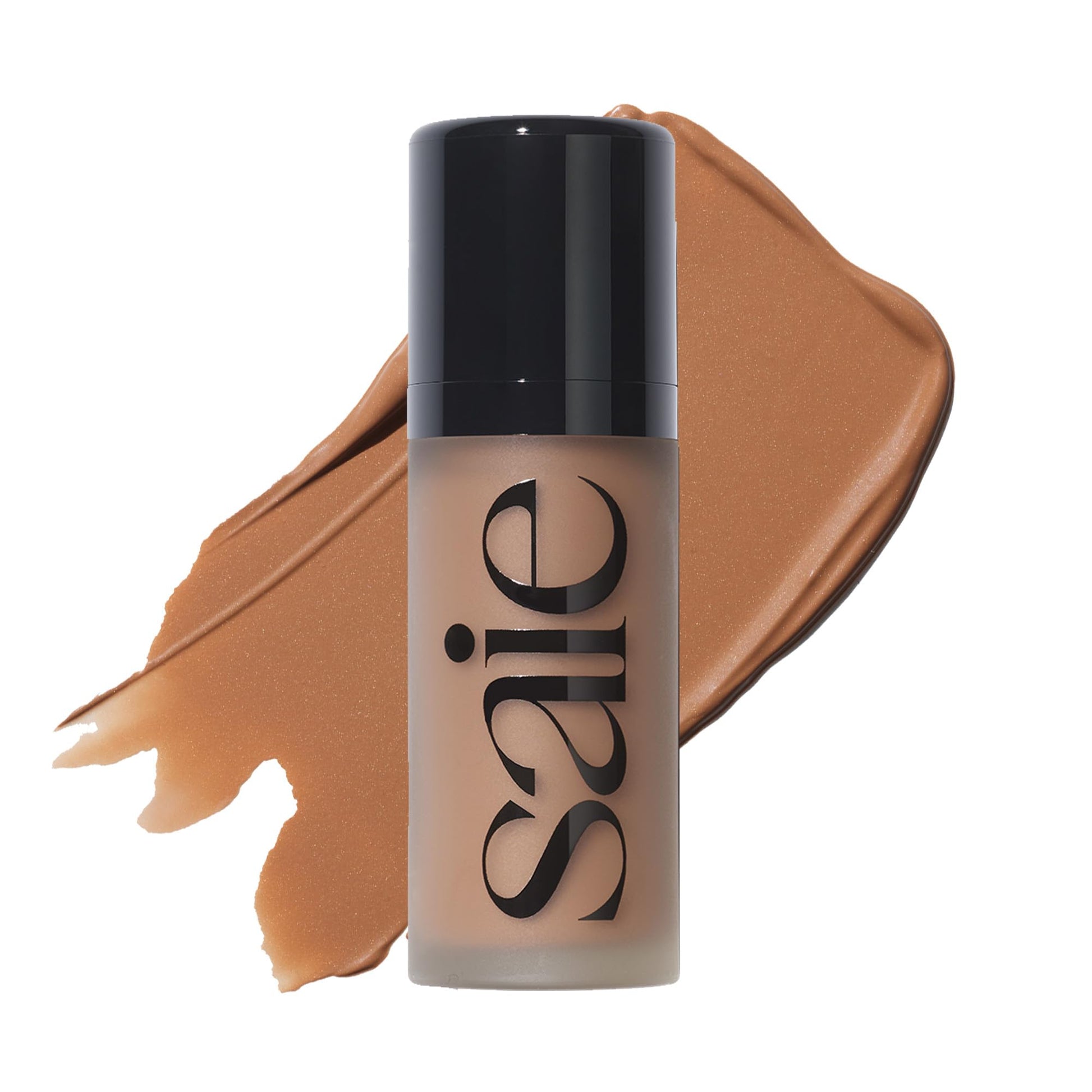 Saie Dew Bronze - Hydrating Liquid Bronzer Stick For a Sun Kissed Glow - Liquid Contour Stick Infused with Nourishing Skin Care Ingredients - Sculpted Face Makeup Essential - Sand (0.4 oz) Saie Au supplements