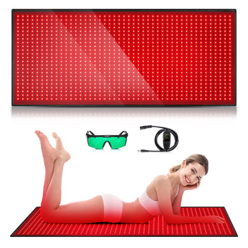 Red Light Therapy Mat for Body, 71"x 31" Red Light Therapy Blanket Red Near Infrared 660nm 850nm GMOWNW Au supplements
