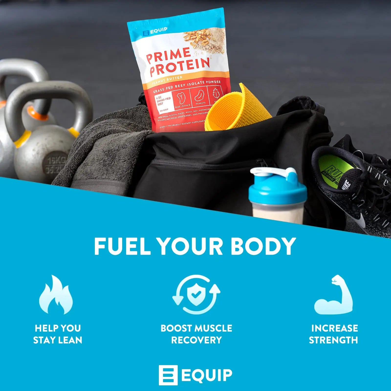 Equip Foods Prime Protein - Grass Fed Beef Protein Powder Isolate - Paleo and Keto Friendly Equip Au supplements