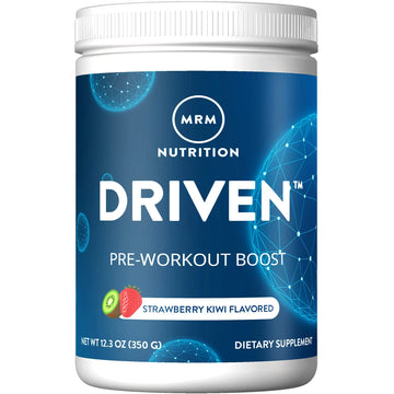 MRM Nutrition Driven Pre-Workout Powder | Strawberry Kiwi Flavored | 125mg Caffeine MRM Au supplements