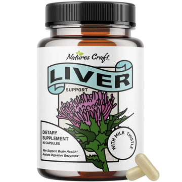 Liver Cleanse Detox & Repair Formula - Herbal Liver Support Supplement Natures Craft Au supplements