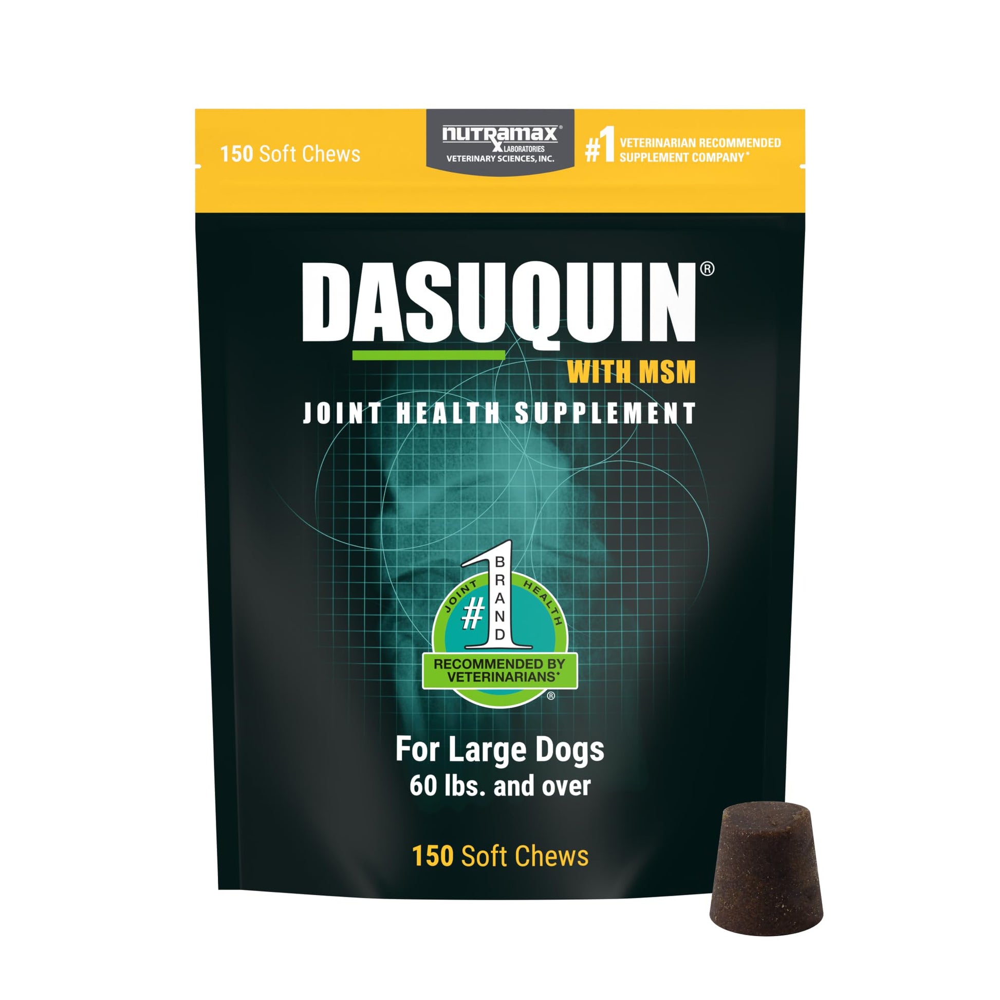 Nutramax Dasuquin for Large Dogs, Joint Health Supplement, Contains Glucosamine for Dogs, Plus Chondroitin, ASU, MSM and More, Supports Healthy Joints, Soft Chews, 150 Count Nutramax Laboratories Au supplements