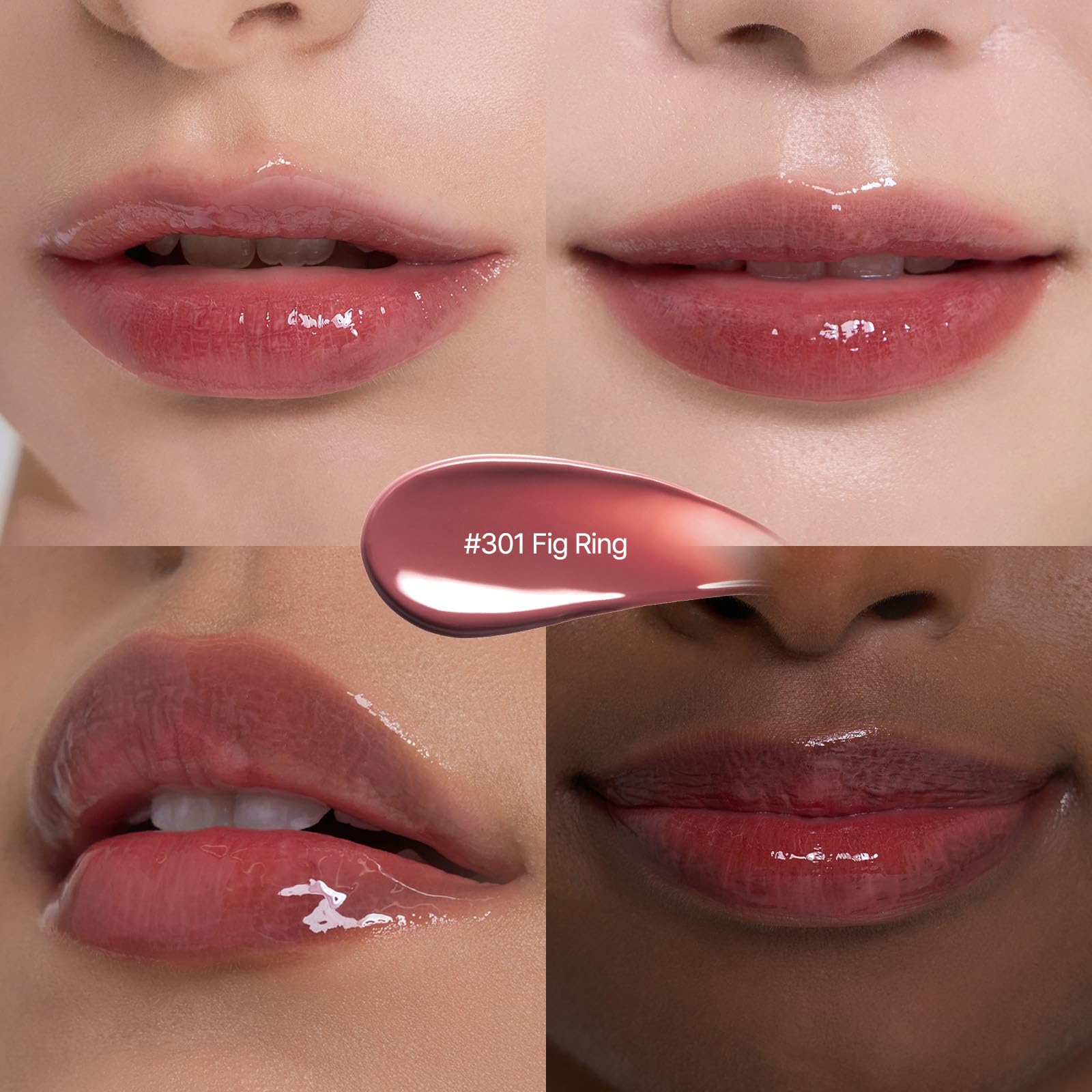 Laka Jelling Nude Gloss, Sheer Hydrating Lip Oil with No Stain, Non-Sticky, Nourishing Gloss for a Glowy Look, K-Beauty (#301 Figring, 1.9g/0.07oz) Laka Au supplements