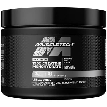 MuscleTech Platinum 100% Creatine Monohydrate Powder, Pure Creatine, Increase Muscletech Au supplements