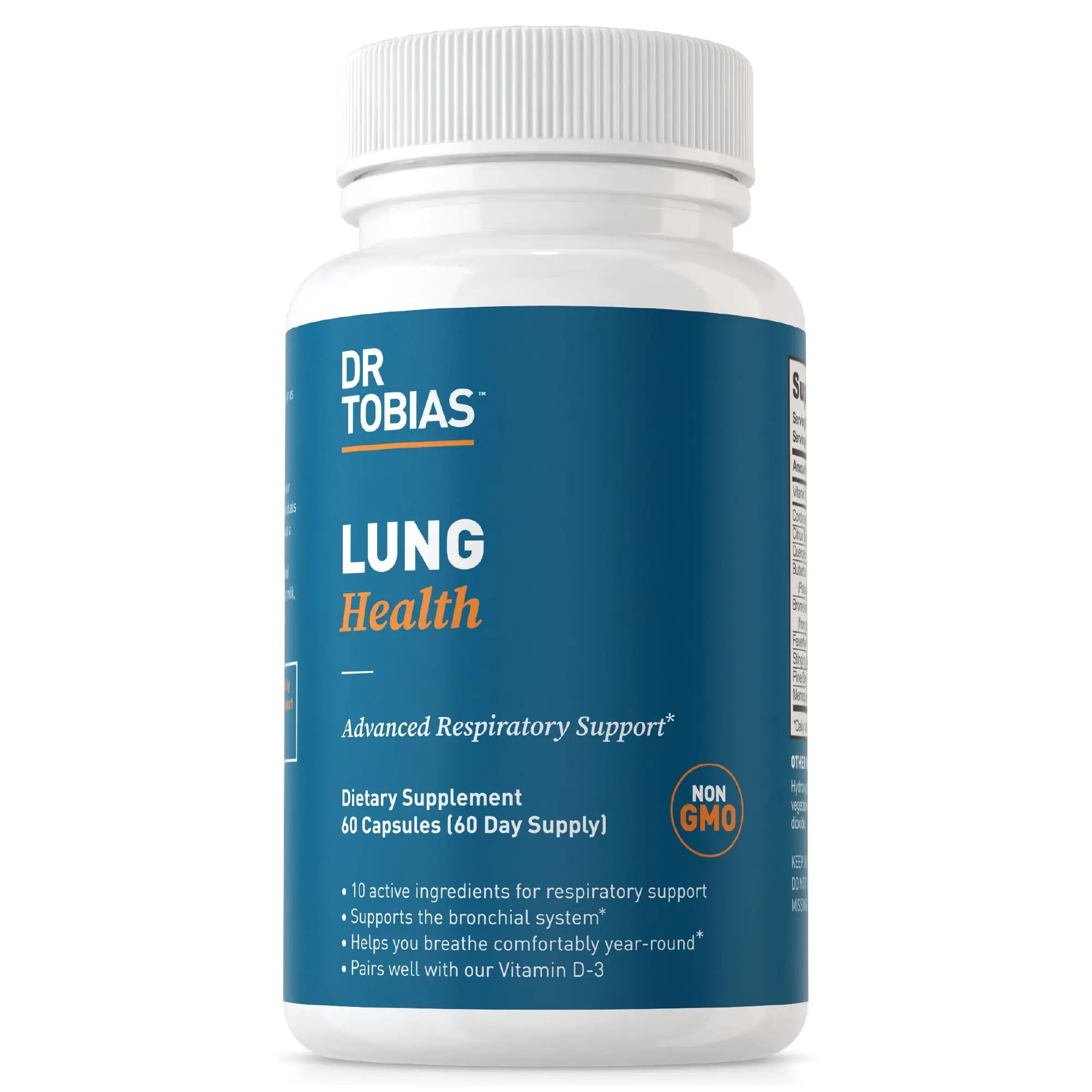 Dr. Tobias Lung Health, Lung Support Supplement with Vitamin C, Butterbur, Quercetin Dr. Tobias Au supplements