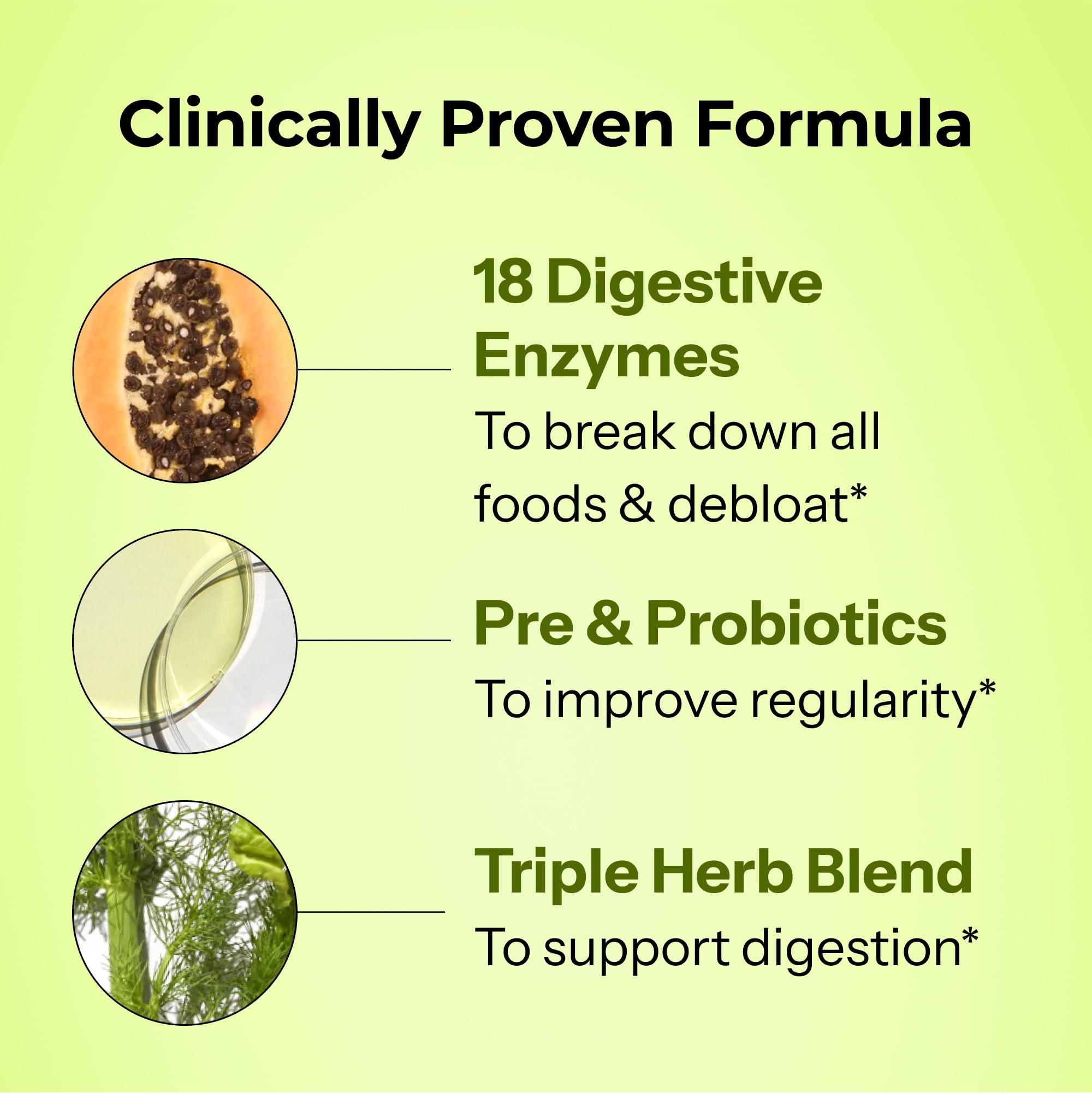 HUM Flatter Me Digestive Enzymes Plus Prebiotics & Probiotics, Digestive Health Bloating Supplement for Women & Men, Fast Acting Anti Bloat Pills Multi Enzyme HUM Au supplements