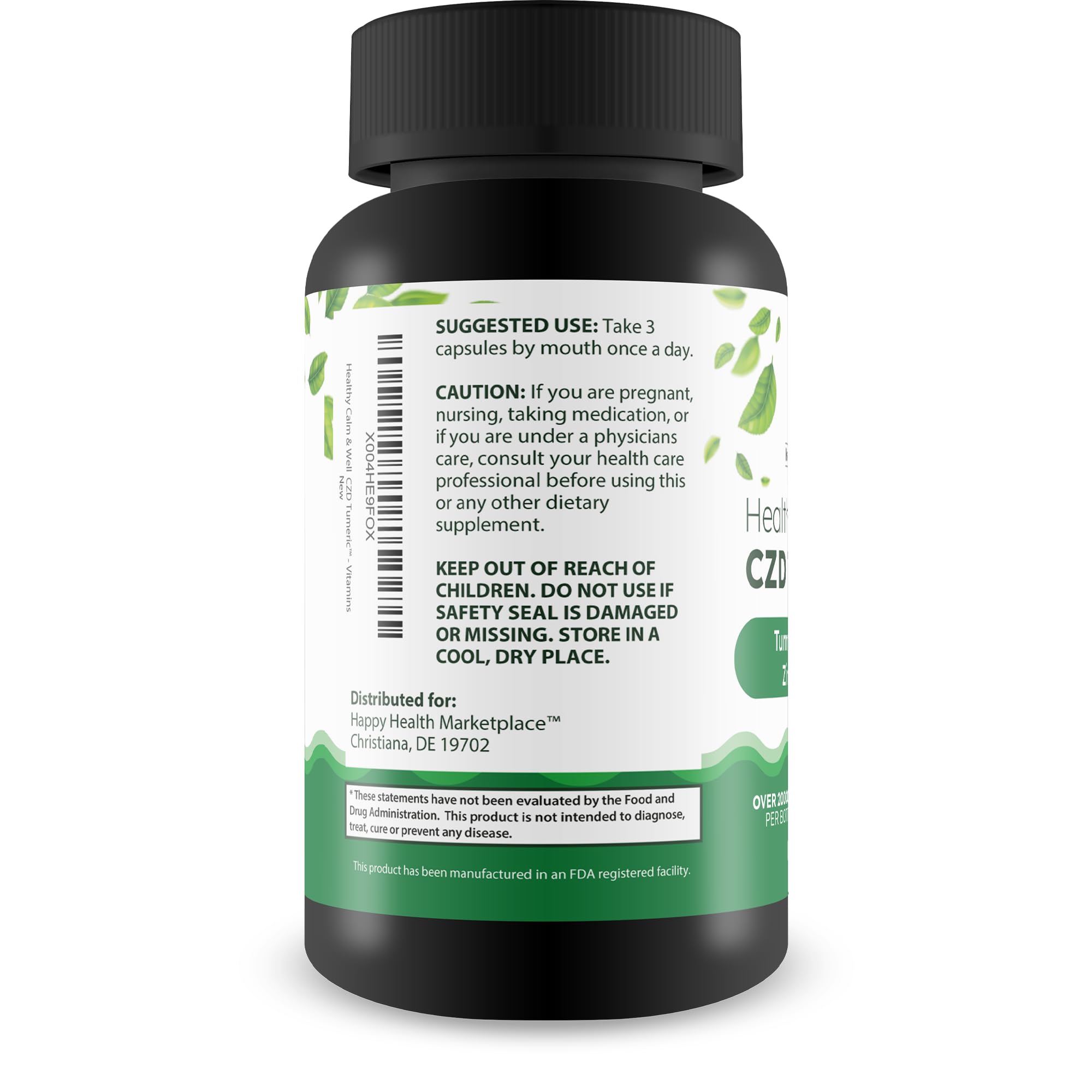 Healthy Calm & Well CDZ Gummies Capsules - Our Best CDZ Supplement Vitamin C D and Zinc - Turmeric Vitamin C D Zinc Magnesium - Our Best Calmwell Cdc Gummies Capsules Zinc Vitamin C Vitamin D Turmeric Happy Health Marketplace Au supplements
