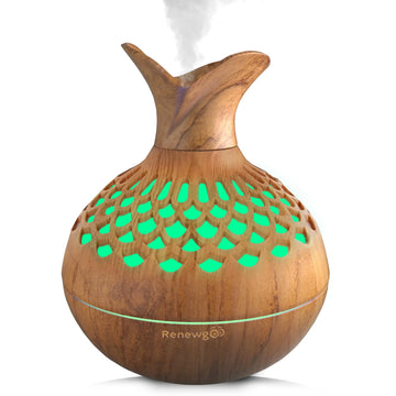 Aroma Diffuser for Essential Oils, Ultrasonic Aromatherapy Flower Oil Diffuser, Modern Cool Mist Renewgoo Au supplements