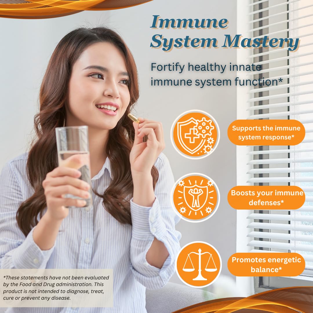 Transfer Factor Enhanced, 100 Natural Capsules, Immune Support - Transfer Factor Multi Immune from Cow Colostrum, Egg Yolk & Special Blend of Mushrooms Dislafarm Au supplements