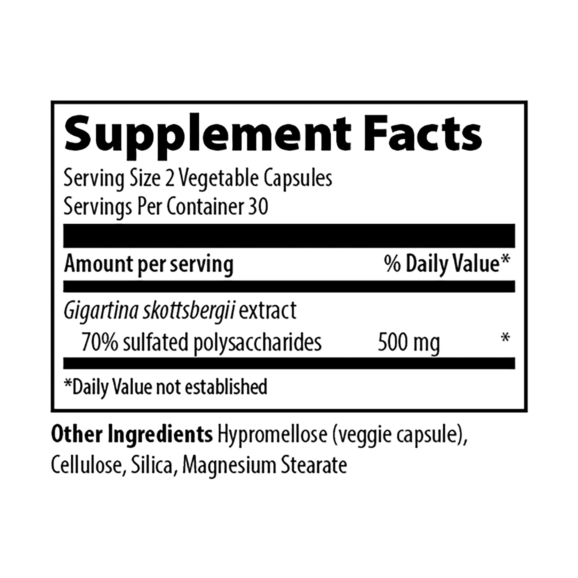 Vibrant Health, Gigartina Red Marine Algae, Plant-Based Immune Support, 60 Capsules Vibrant Health Au supplements