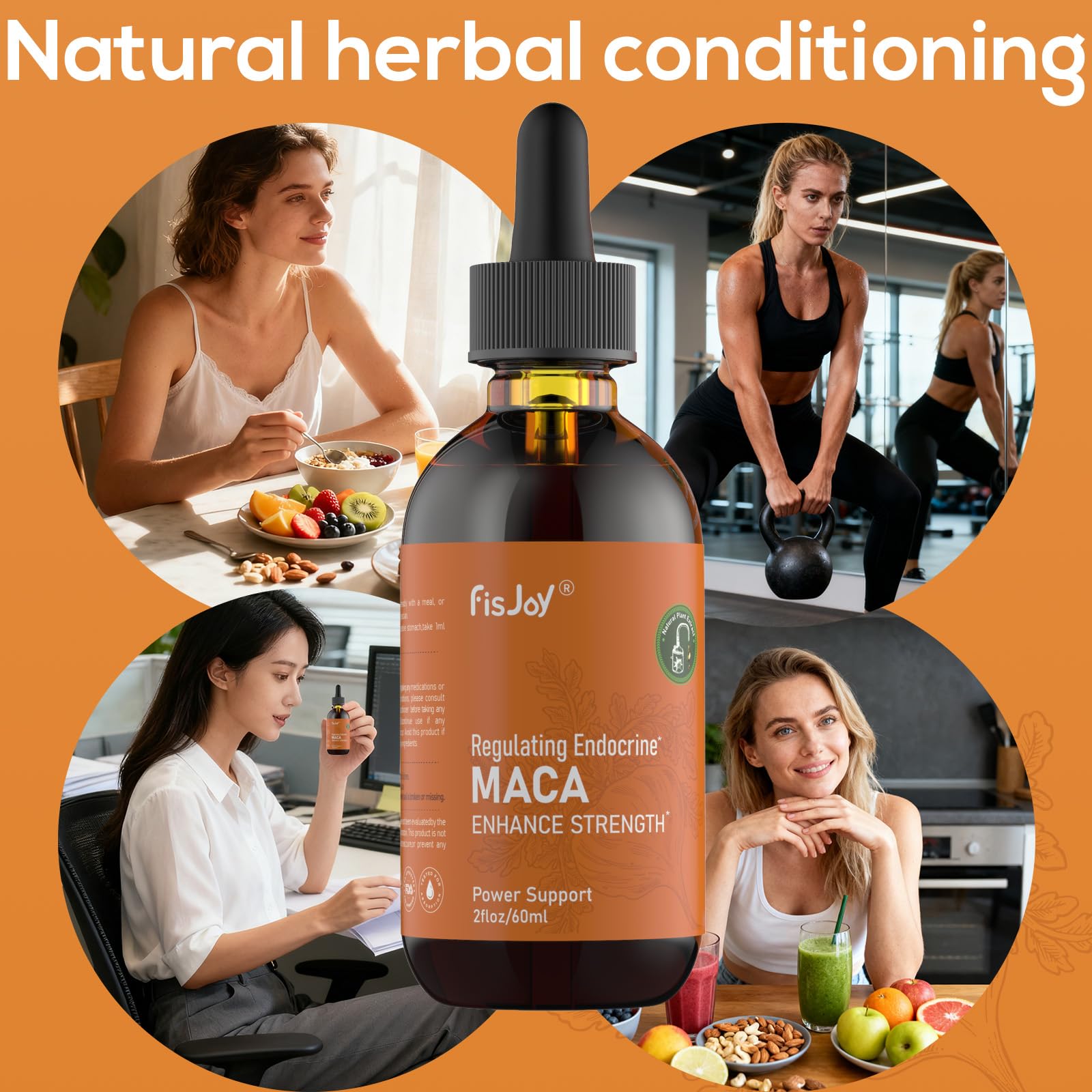 Fisjoy Organic Maca Liquid Drops with Ashwagandha & Beet Root – Supports Daily Vitality & Overall Wellness – Non-GMO, Vegan Herbal Supplement, 2 fl oz (60 mL) Fisjoy Au supplements