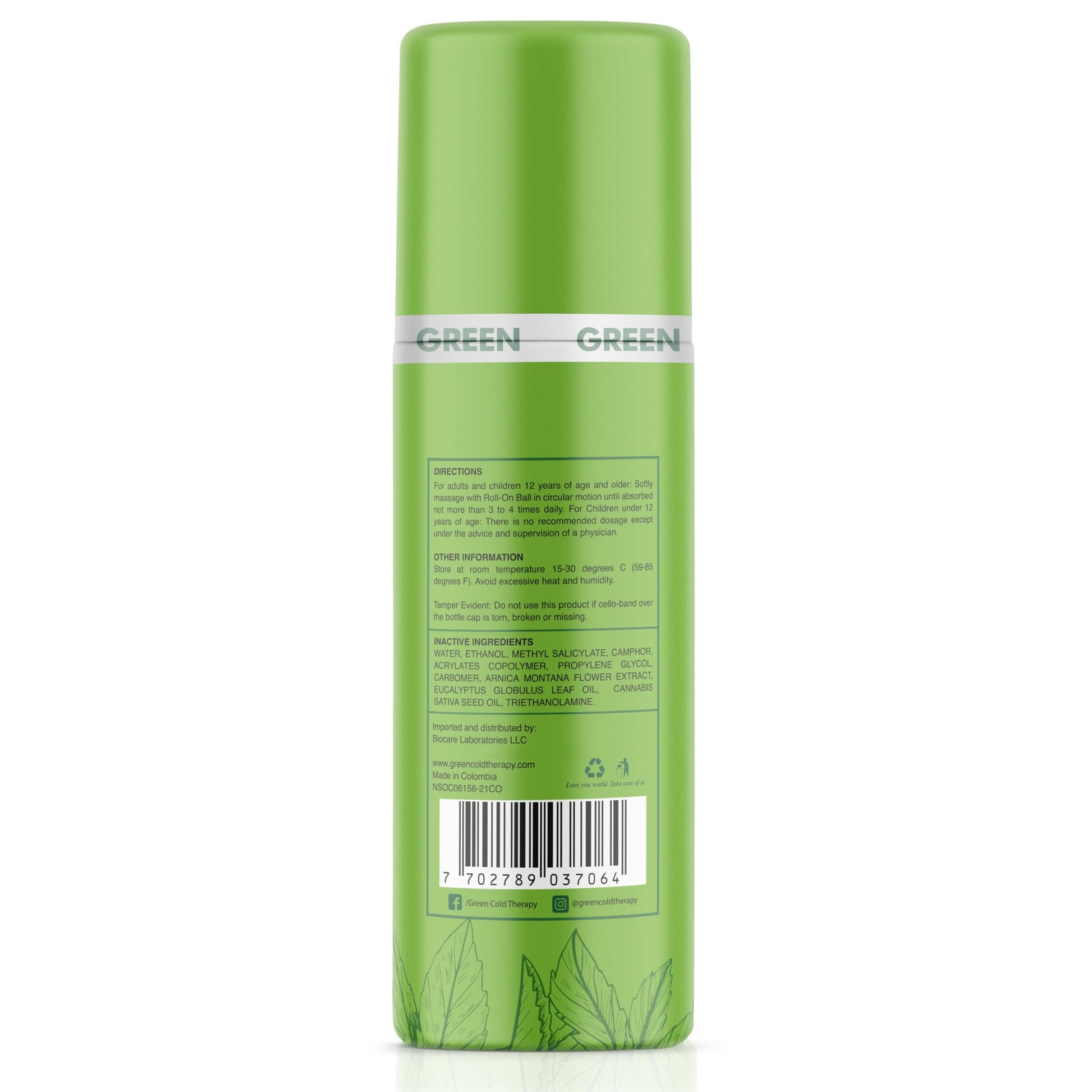 Ross D’Elen Green Menthol ROLL-ON 3-Pack ROSS D'ELEN Au supplements