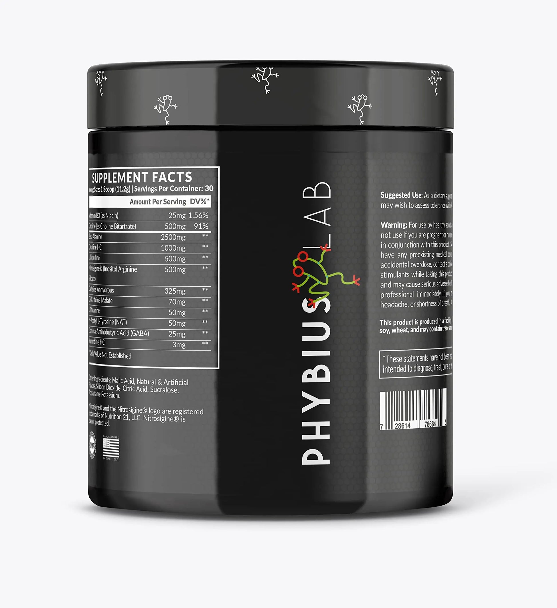 PHYBIUS Lab AM Pre-Workout (Sour Watermelon) Focus, Strength, Powder, 30 Servings PHYBIUS Lab Au supplements
