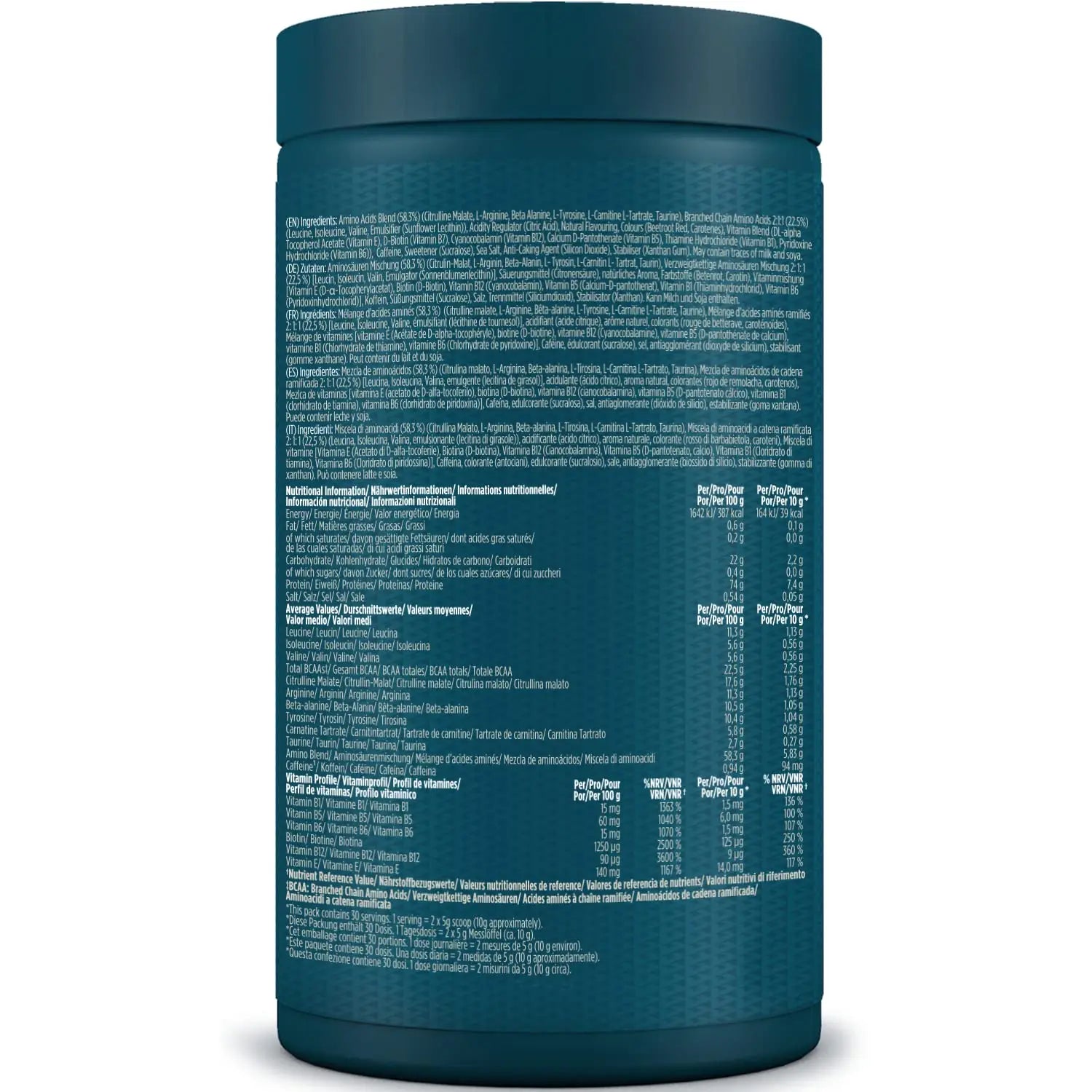 Kinetica PreFuel, Pre Workout, 5.9g Amino Acids & 2.3g BCAA's per Serving, 30 Servings Kinetica Au supplements
