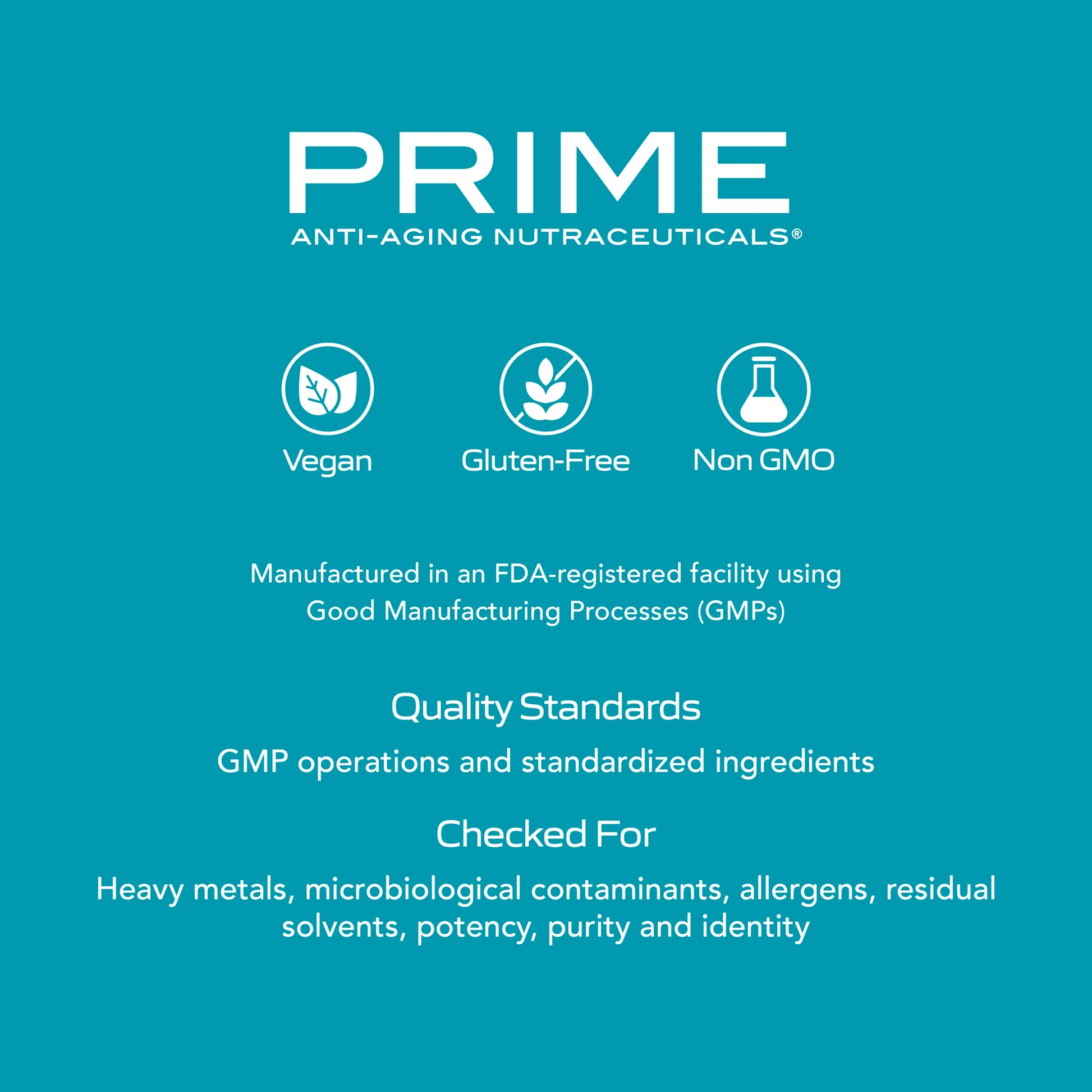 PRIME Anti-Aging Nutraceuticals NAD+ – Nicotinamide Riboside & Pterostilbene Supplement for Cellular Energy, Healthy Aging & Vitality, Vegan, Gluten-Free, 30 Servings PRIME Au supplements