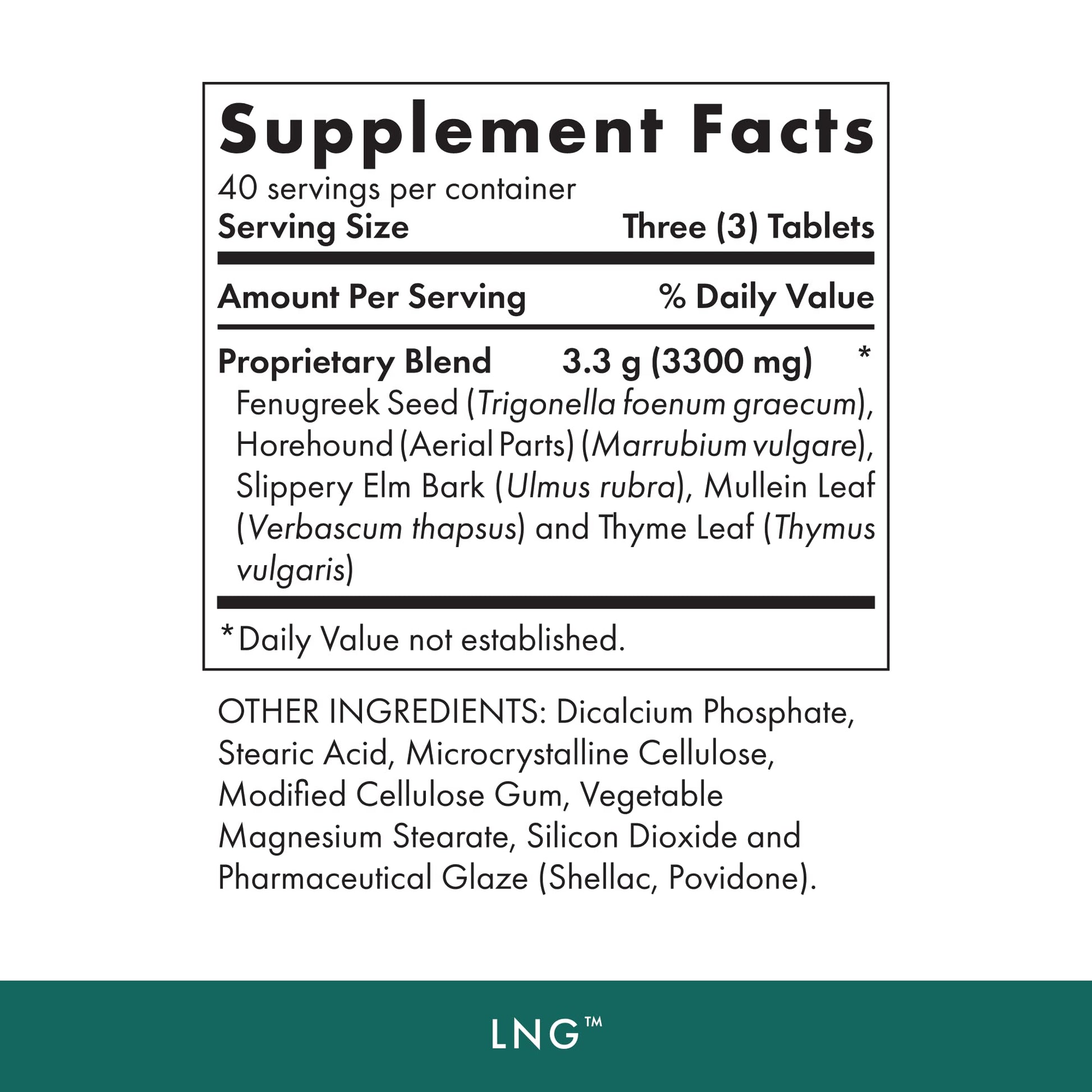 Michael's Health Naturopathic Programs LNG - 120 Vegetarian Tablets - Herbs for Lung and Respiratory Support - Kosher - 40 Servings MICHAEL'S Au supplements