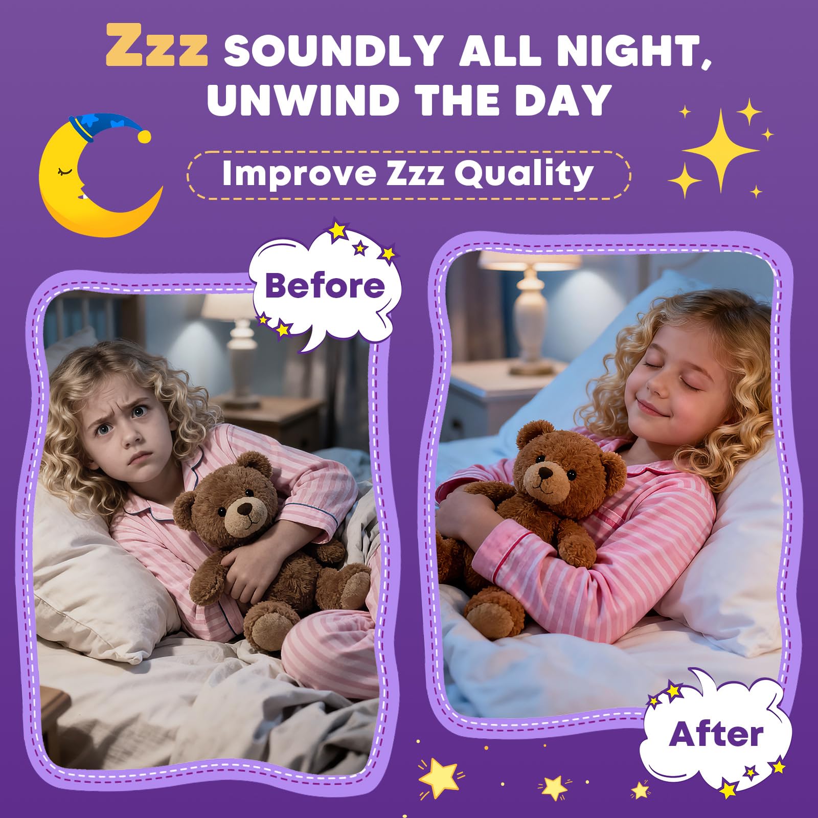 Sugar Free Magnesium Glycinate Gummies for Kids & Adults - Zzz Support, Relaxation & Cognition Support, 200/400mg Magnesium Gummies with L-Theanine, GABA, Calcium, B6, D3, C & K2, Grape Flavor, 60 Ct JIANKYTZ Au supplements