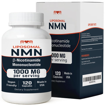 NMN Supplement 1000 mg Pure Nicotinamide Mononucleotide - NAD Precursor for Energy, Cellular Renewal & Longevity Support - Mitochondrial Support 120 Capsules - Vegan, Non GMO, Gluten Free MOM NUTRIX Au supplements