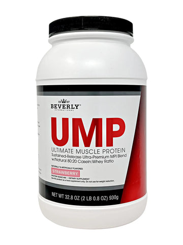 Beverly International UMP Protein Powder, Strawberry. Unique Whey-Casein Ratio Beverly International Au supplements