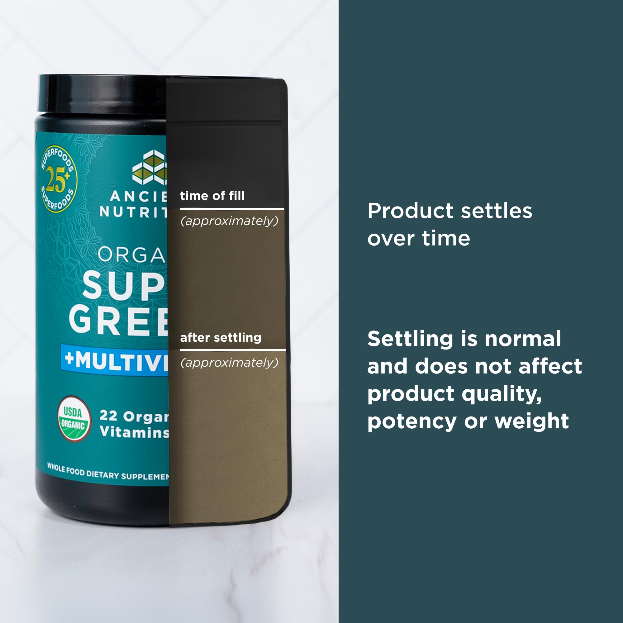 Ancient Nutrition, Vitamin Powder, One Bottle Made from Real Fruits, Vegetables and Herbs, for Digestive and Energy Support, 25 Servings, 7.5oz Ancient Nutrition Au supplements