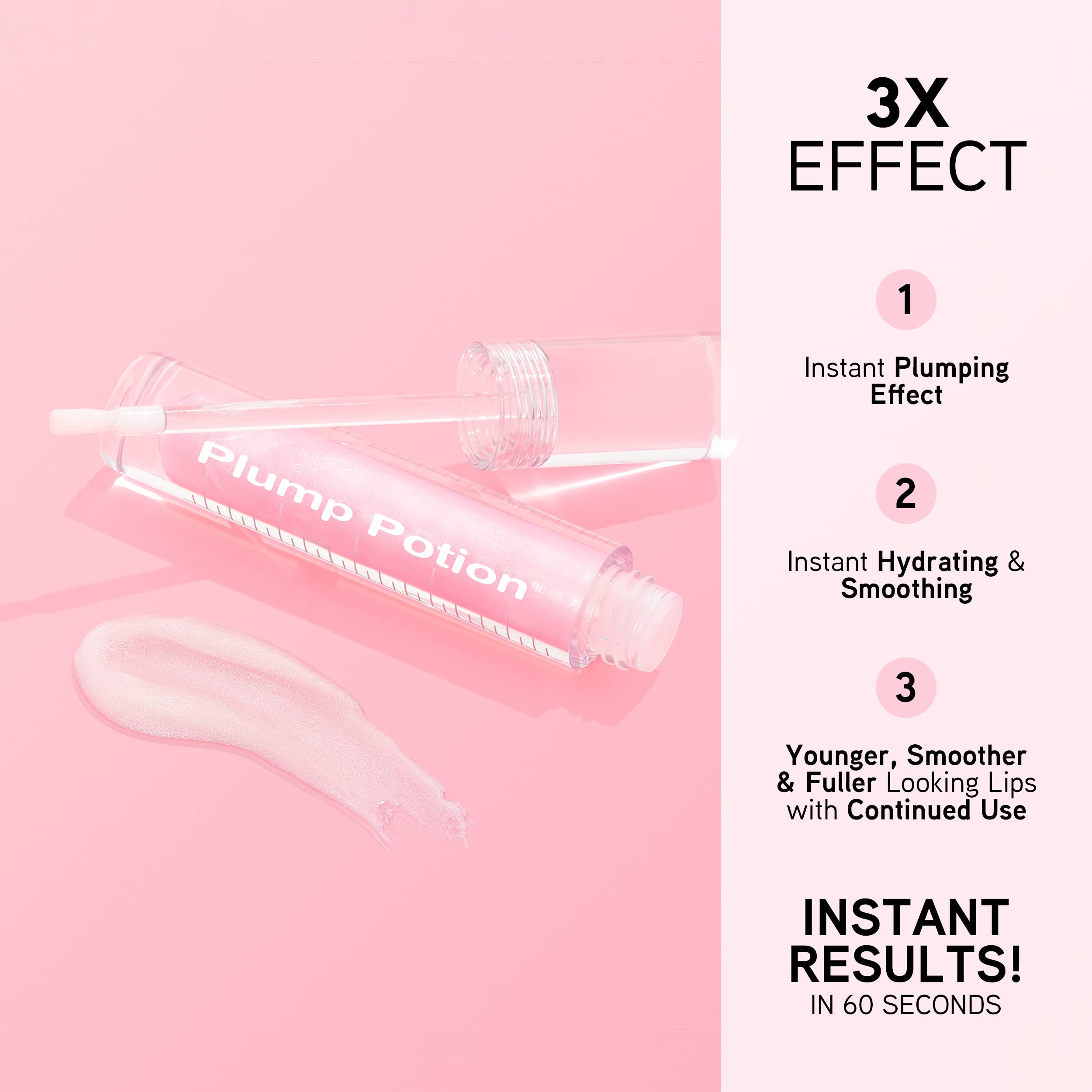 Physicians Formula Plump Potion™ Needle-Free Lip Plumping Cocktail Lip Gloss, Pink Crystal Potion, Hypoallergenic, Fragrance Free, Dermatologist Approved Physicians Formula Au supplements