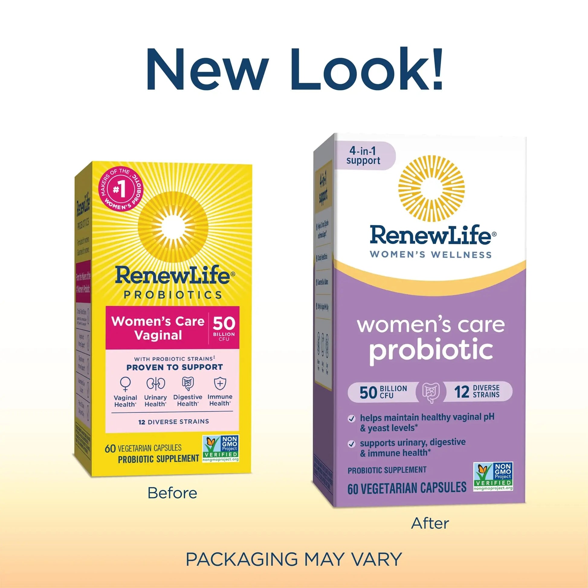 Renew Life Women's Probiotic Capsules, 50 Billion CFU Guaranteed, Supports Vaginal Renew Life Au supplements