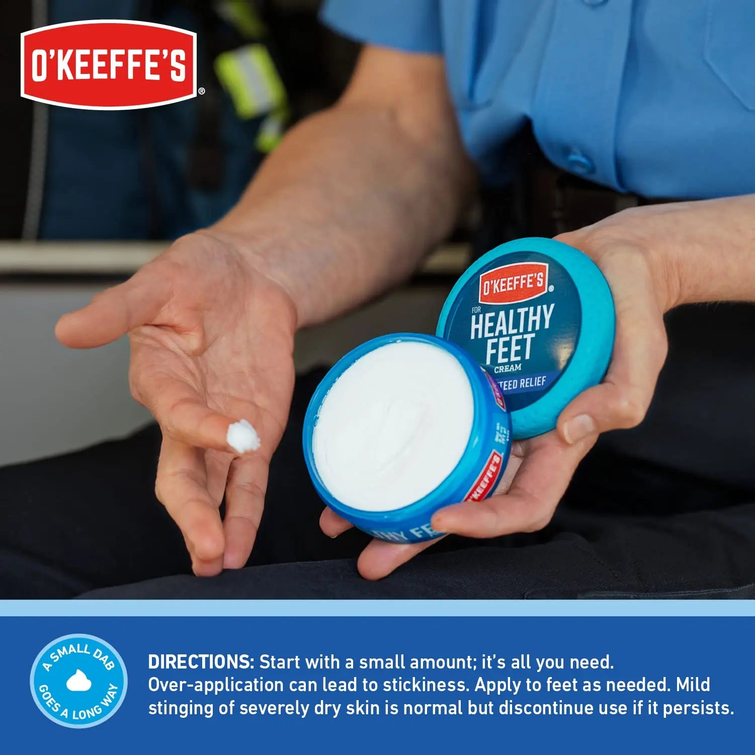 O'Keeffe's for Healthy Feet Foot Cream, Guaranteed Relief for Extremely Dry, Cracked Feet O'Keeffe's Au supplements