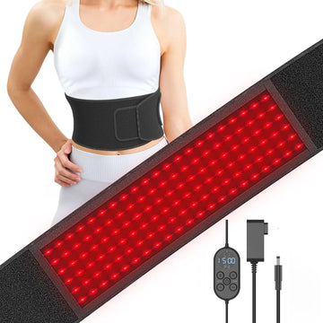 Red Light Therapy Belt Near-Infrared-Light Therapy Wrap for Body Wearable Large Pad for Waist Back Shoulder with Timer Controller Aptoyu Au supplements
