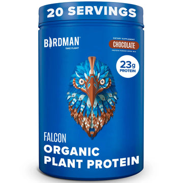 BIRDMAN Falcon Vegan Protein Powder Organic, Stevia & Sugar Free, Plant Based Protein BIRDMAN Au supplements