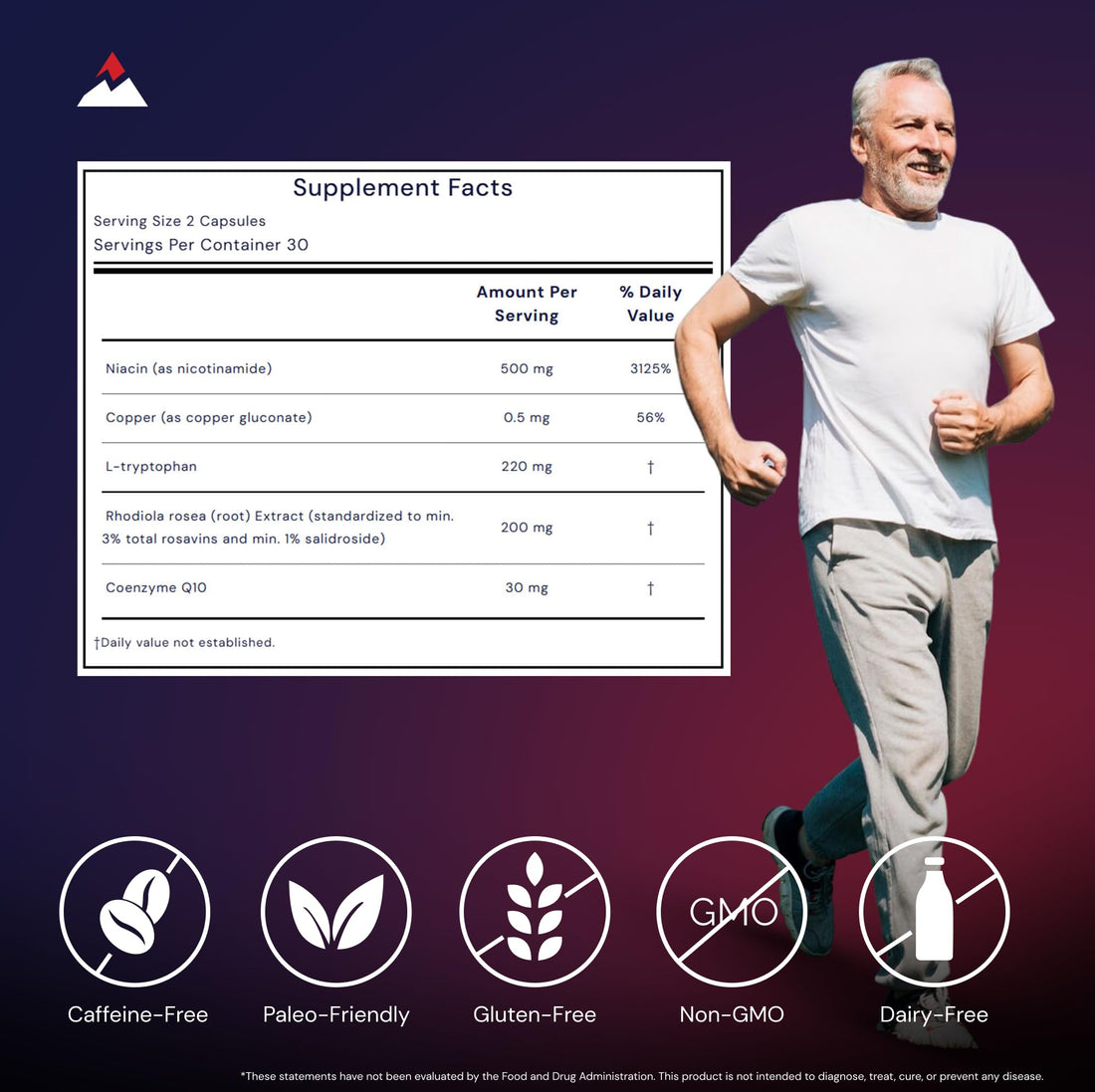 Novex Biotech Oxydrene NAD+ Enhancer - Natural Supplement Promoting Metabolism and Cardiovascular Support for Men and Women - (60 Capsules) Novex Biotech Au supplements