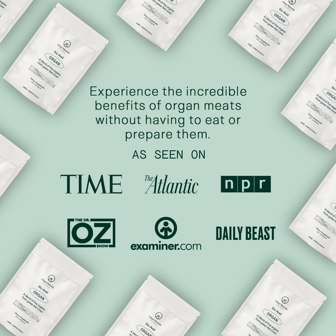 Adapt Naturals Organ Supplement, Bioavailable Grass Fed Beef Liver Capsules, Blend of Liver, Heart, Kidney, Pancreas & Spleen, Support Liver Cleanse Detox & Repair | Source of CoQ10-30 Days Supply ADAPT NATURALS BY CHRIS KRESSER Au supplements