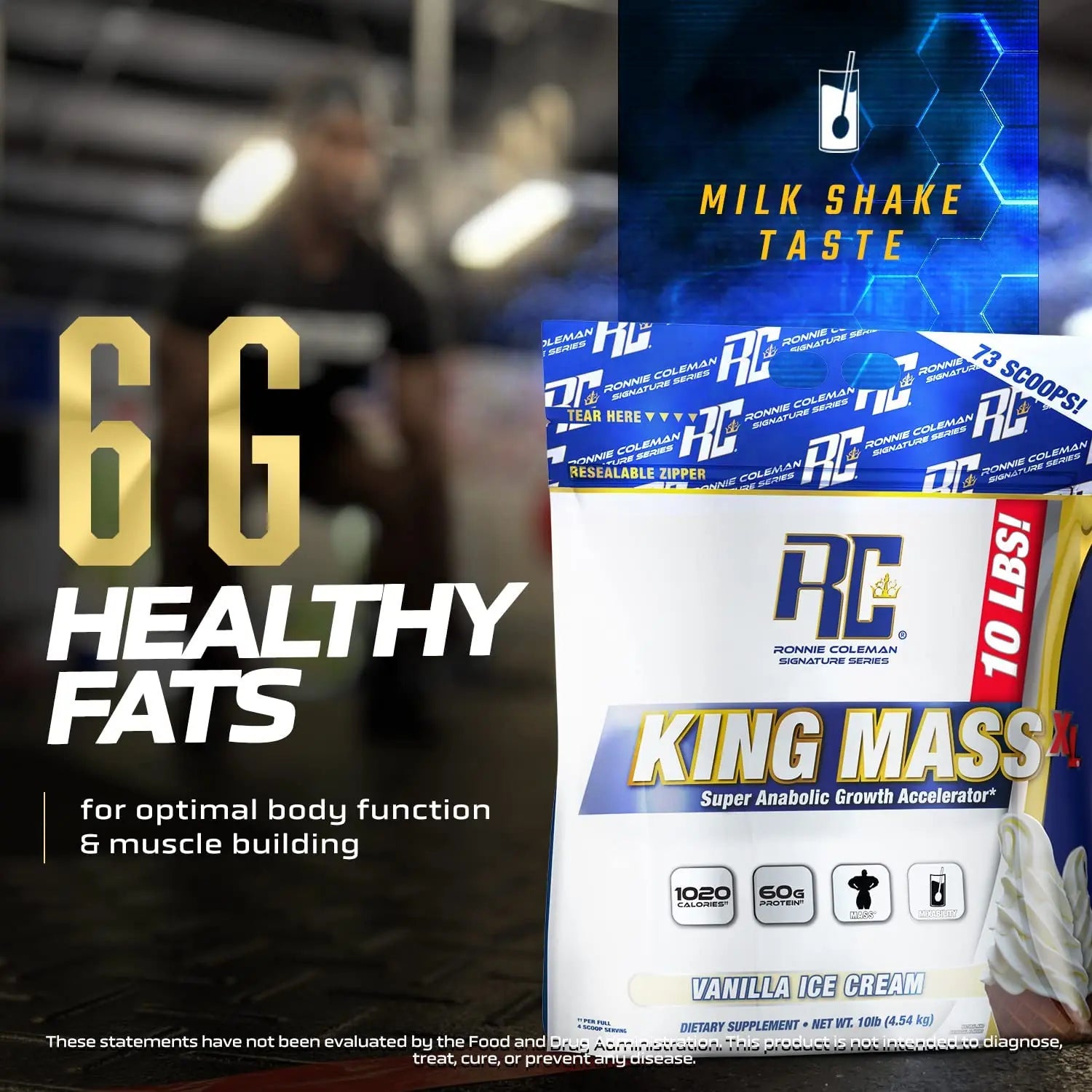 Ronnie Coleman Signature Series King Mass XL Mass Gainer Protein Powder, Muscle Ronnie Coleman Signature Series Au supplements