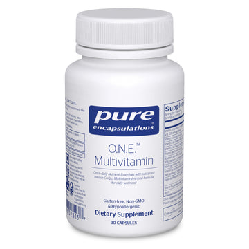Pure Encapsulations O.N.E. Multivitamin - Once Daily Multivitamin with Antioxidant Complex Metafolin, CoQ10, and Lutein to Support Vision, Cognitive Function, and Cellular Health* - 30 Capsules Pure Encapsulations Au supplements