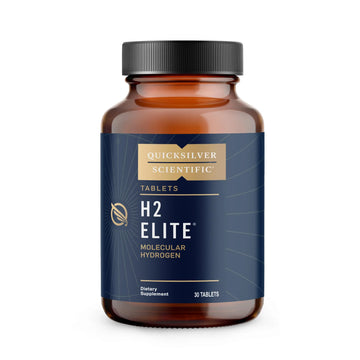 Quicksilver Scientific H2 Elite - Molecular Hydrogen for Energy + Metabolism Support, Water Tablets Perfect for Open Containers - Magnesium Malate Drink Additive (30 Molecular Hydrogen Tablets) Quicksilver Scientific Au supplements