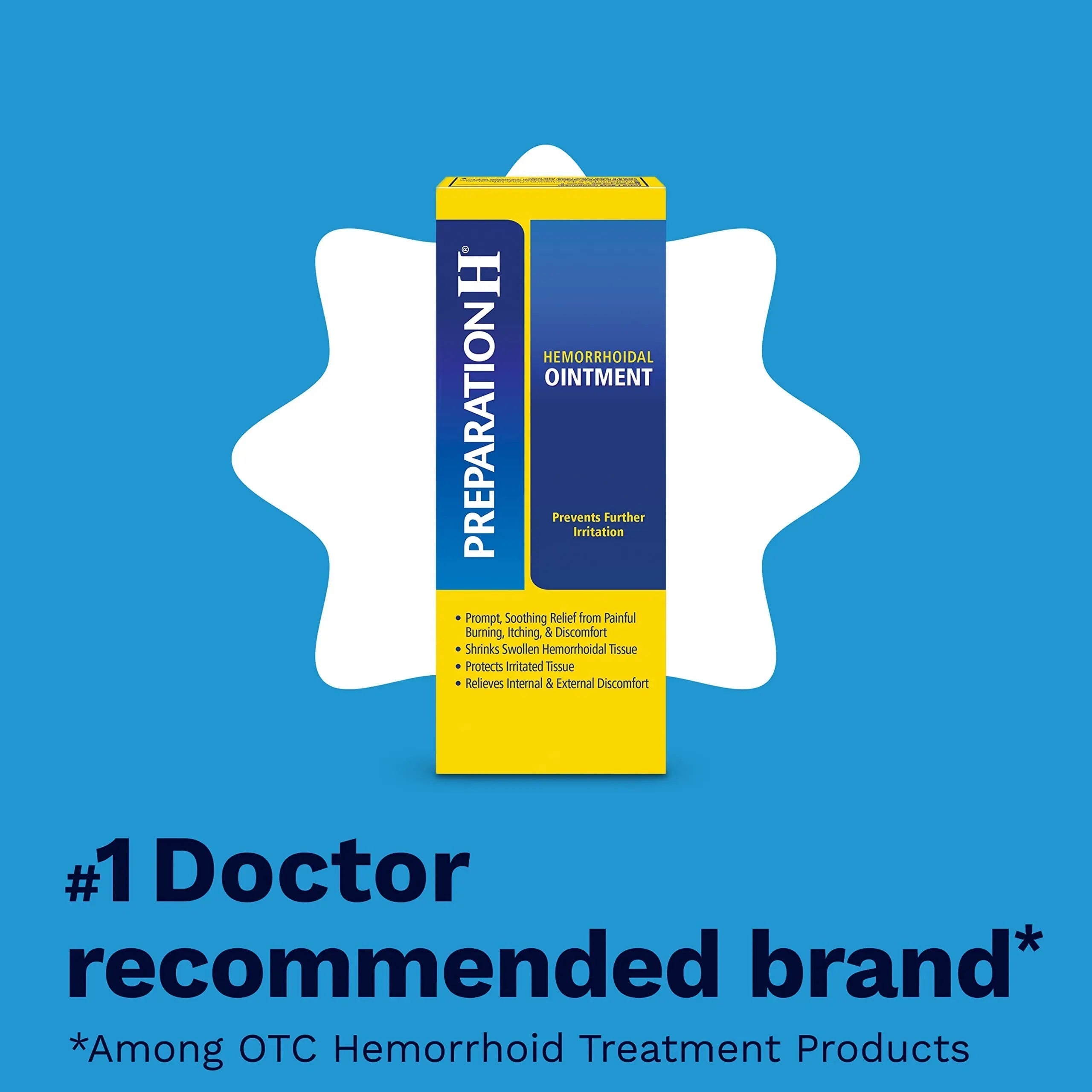 PREPARATION H Hemorrhoid Symptom Treatment Ointment, Itching, Burning & Discomfort Relief, Tube (2.0 Ounce) Preparation H Au supplements