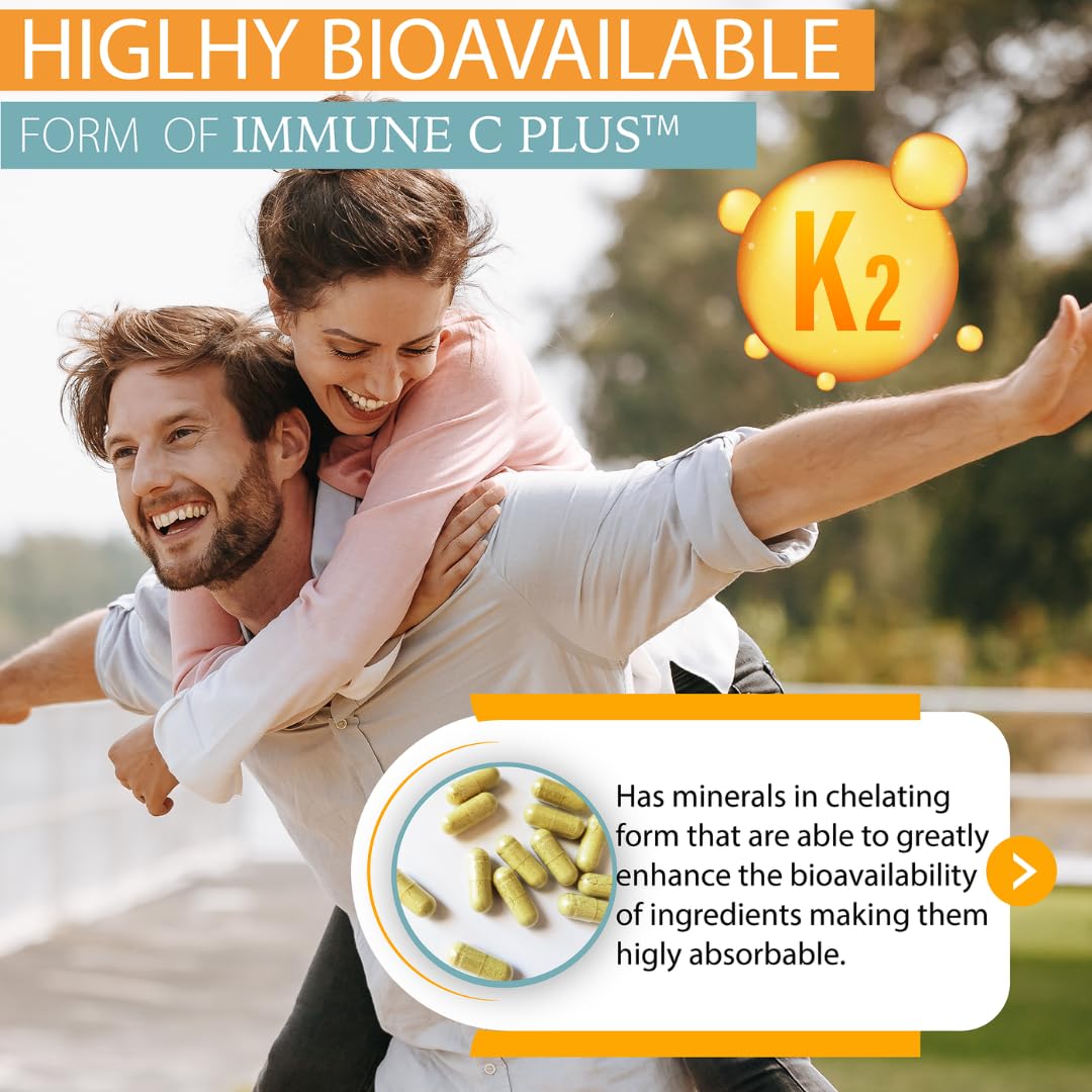 Quercetin 1,000mg, Vitamin C 1,000mg, Zinc 50mg, Vitamin D3 5,000iu, Selenium, Copper, Acerola, Ginger, Rutin, Bitter Orange, Rose Hips, Echinacea, Immune C Plus, 14 in 1 Immune C Plus (120 Count) KAPPA NUTRITION Au supplements