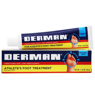 Derman Cream for The Treatment of Athlete's Foot, 2-Pack of 1.76 Oz Each, 2 Tubes Derman Au supplements